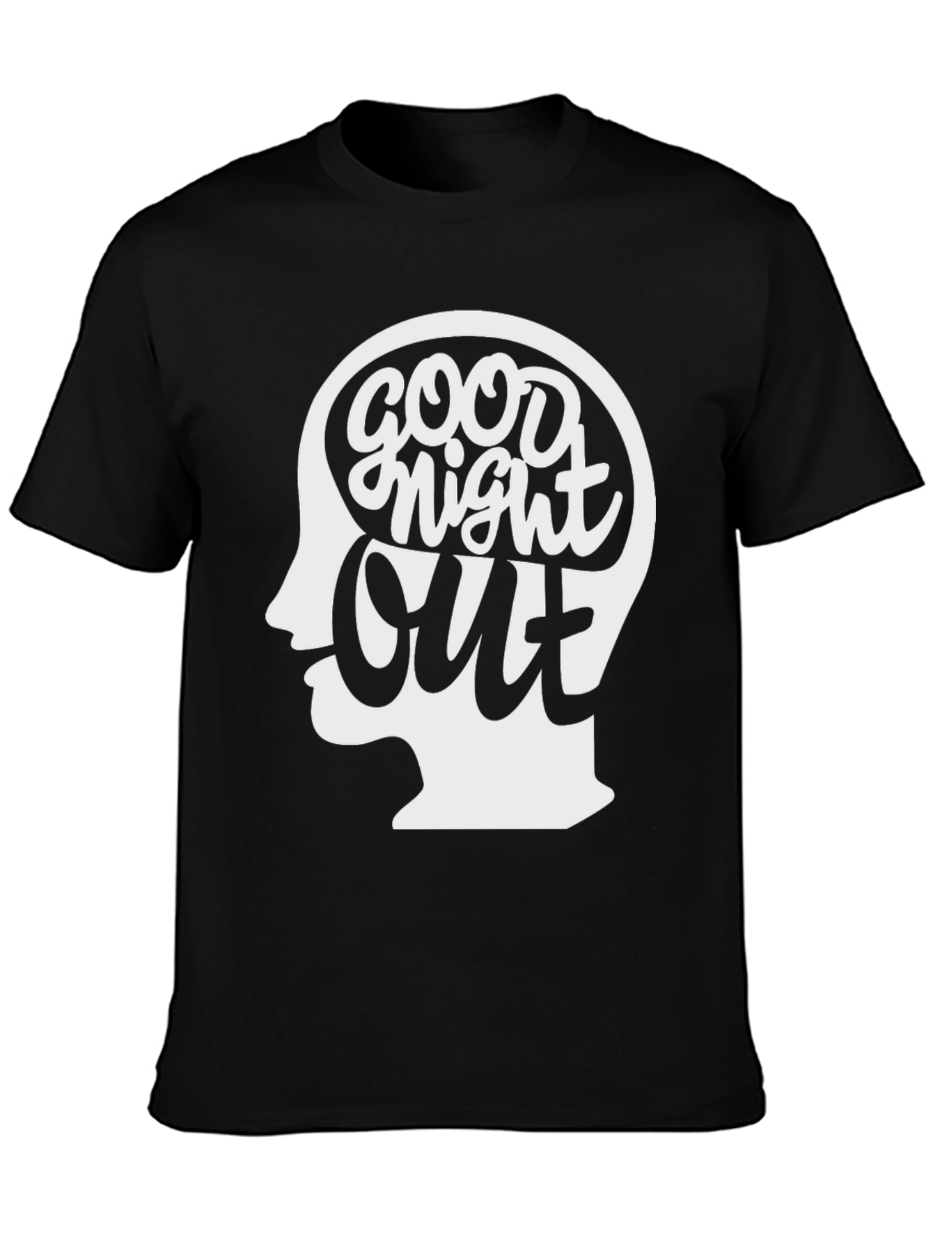 Black Good Night Out Graphic Tee view 3