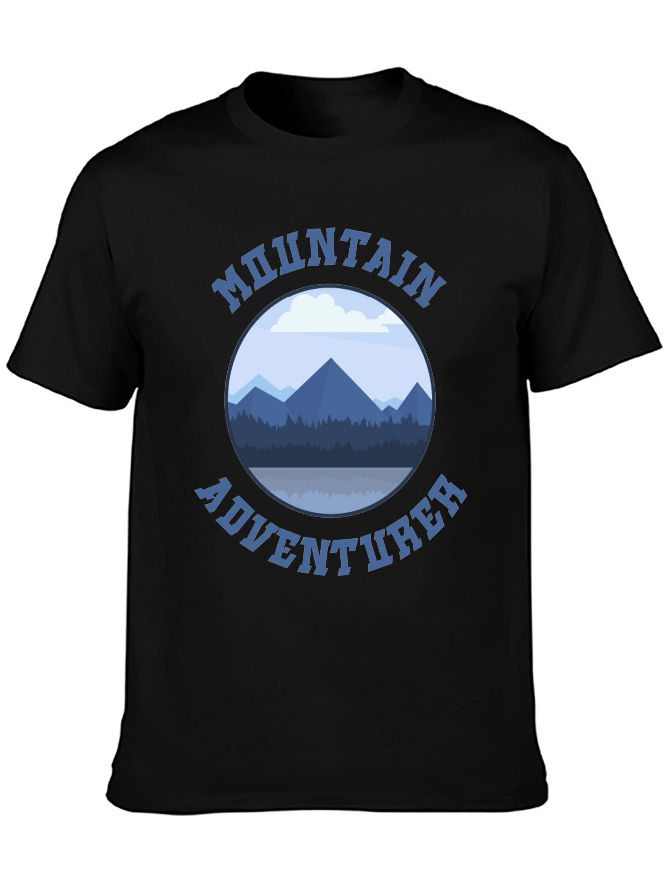 Black Mountain Adventurer Graphic Tee - Black view 3