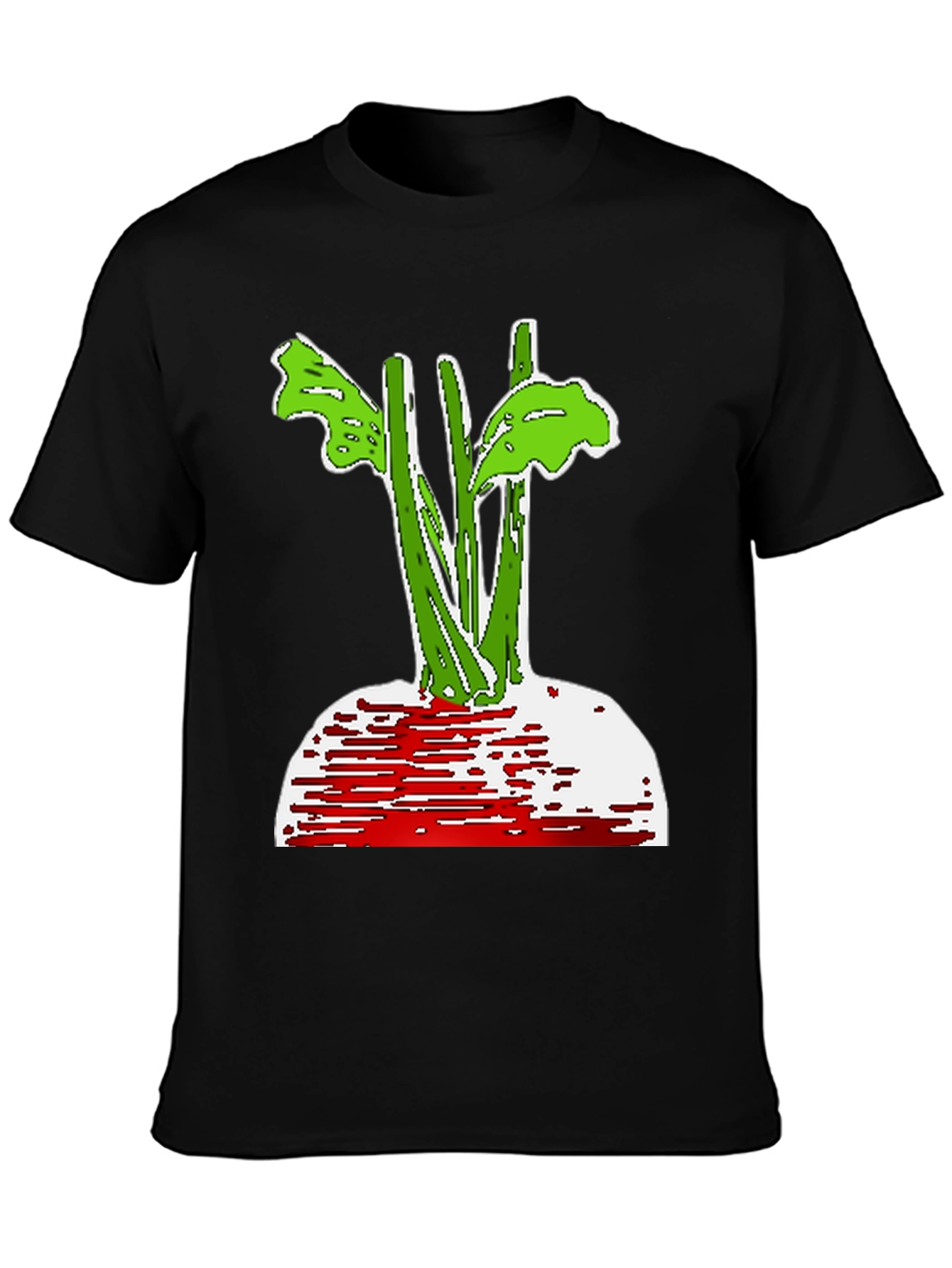 Black Beet Plant Graphic T-Shirt - Nature Lover Tee view 3