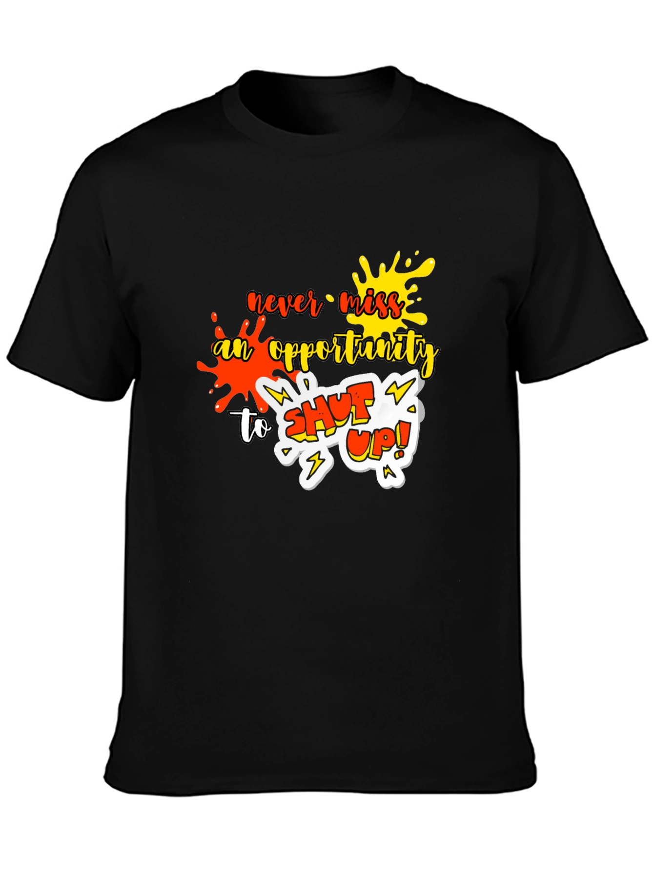 Black Opportunity Graphic Tee - Shut Up! view 3