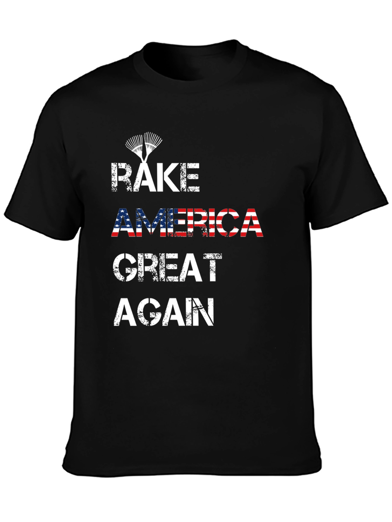 Black Rake America Great Again T-Shirt Political view 3