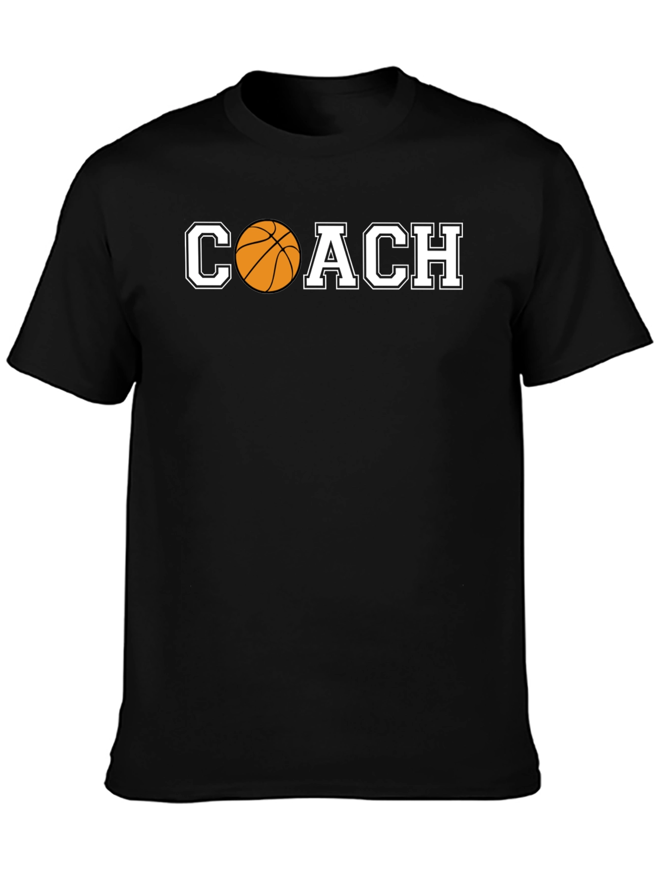 Black Coach Basketball Graphic T-Shirt view 3
