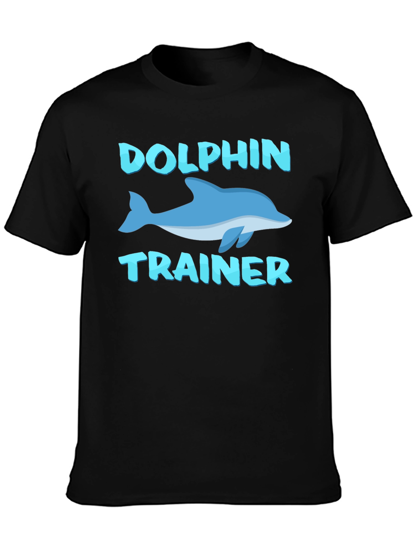 Black Dolphin Trainer Graphic Tee - Black view 3
