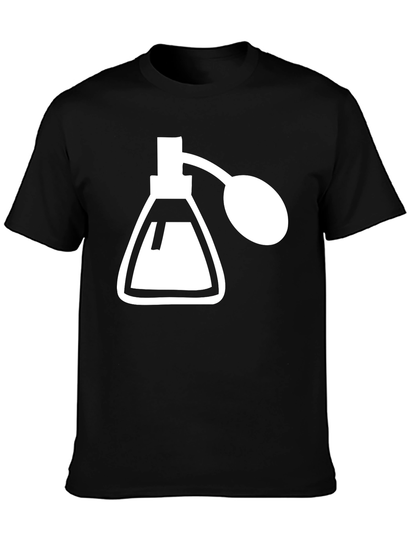 Black Perfume Atomizer T-Shirt - Stylish & Unique Design view 3