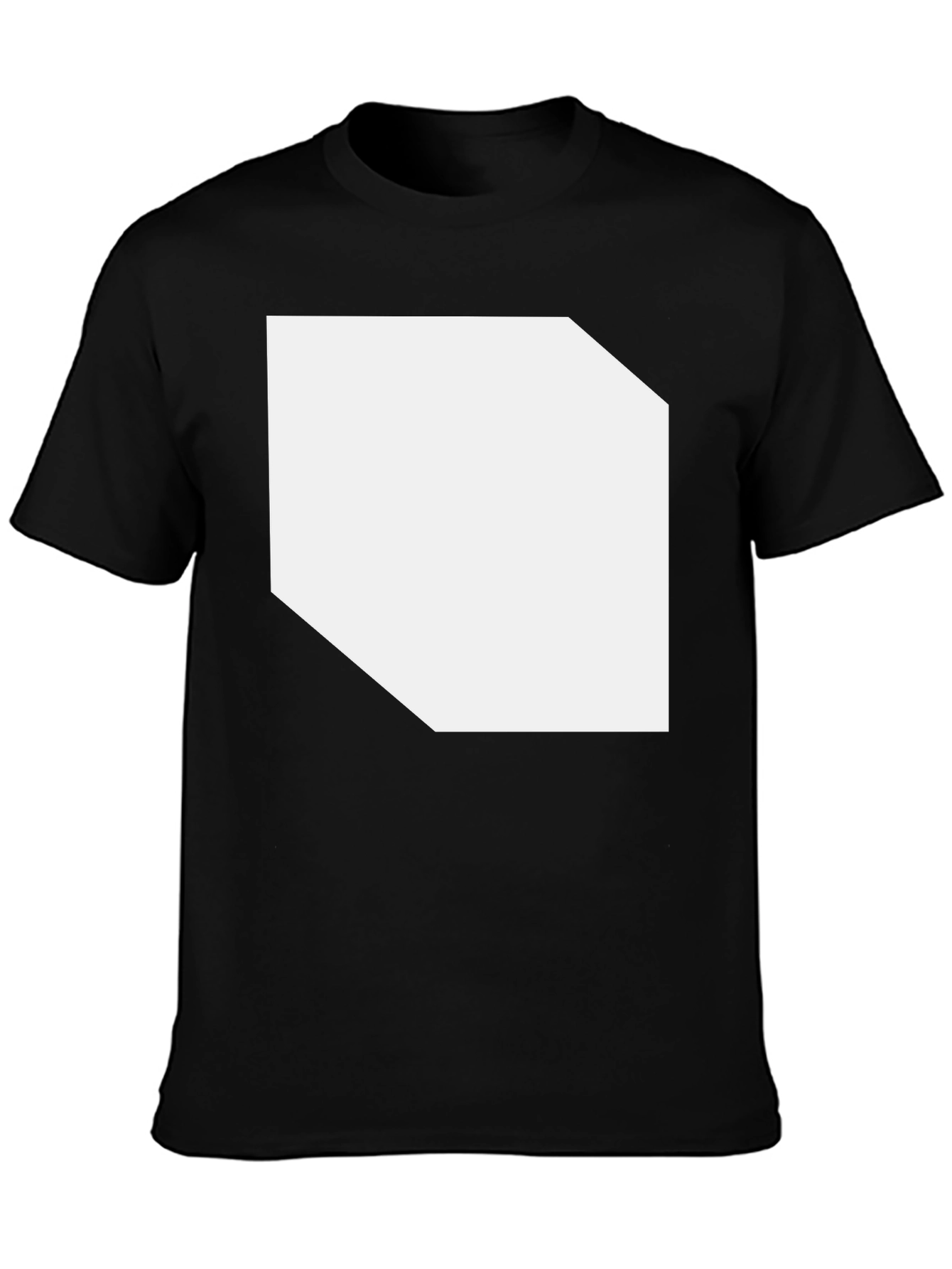 Black Classic Black Crew Neck T-Shirt view 3