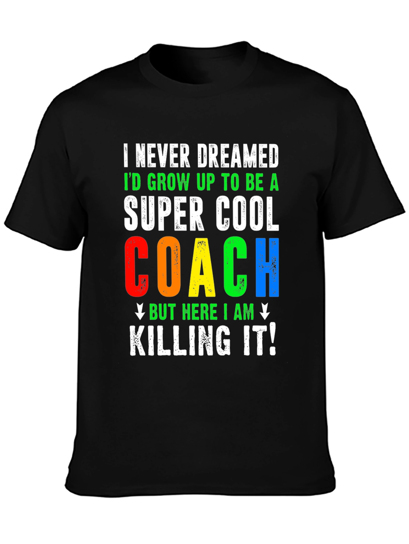 Black Super Cool Coach T-Shirt view 3