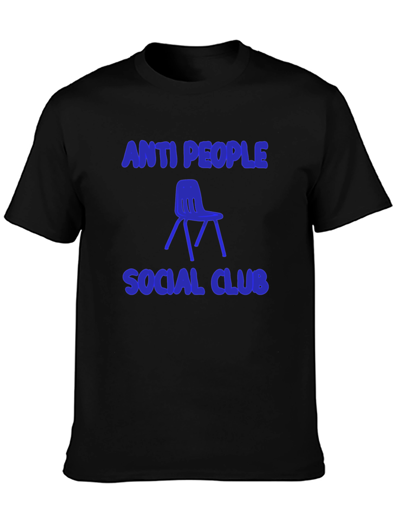 Black Anti People Social Club Graphic Tee view 3