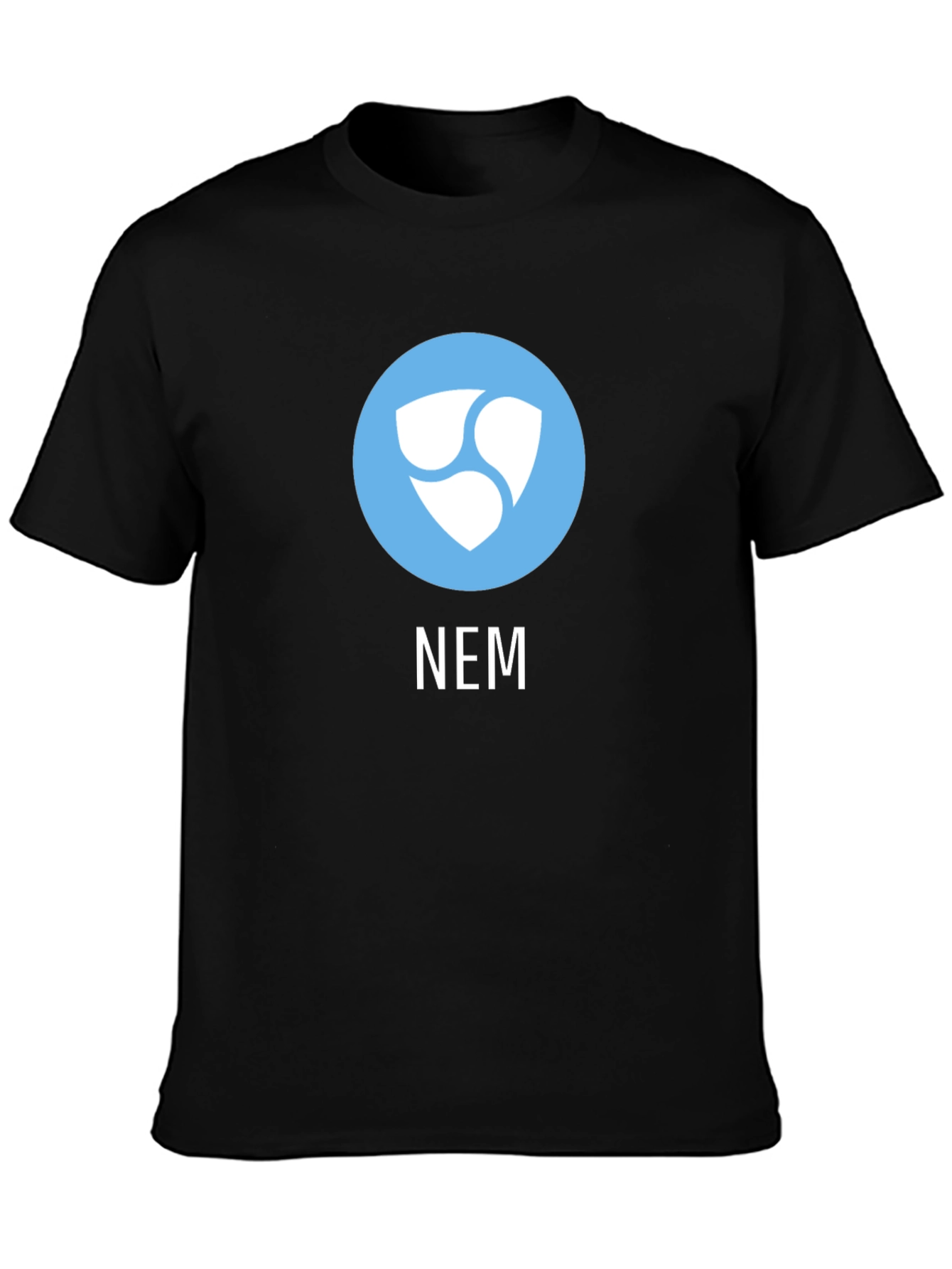 Black NEM Crypto Black T-Shirt view 3