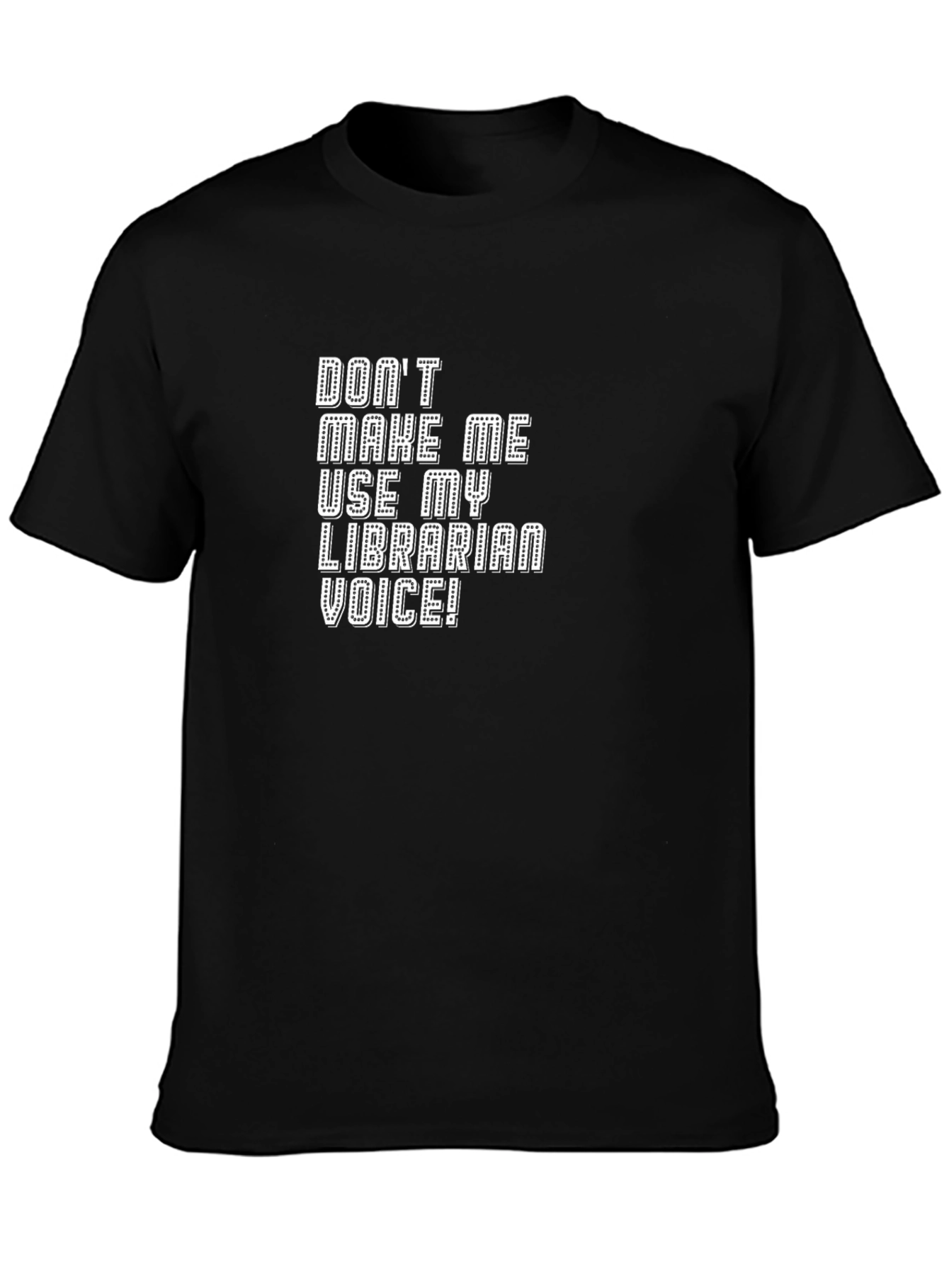 Black Librarian Voice Novelty Graphic Tee view 3