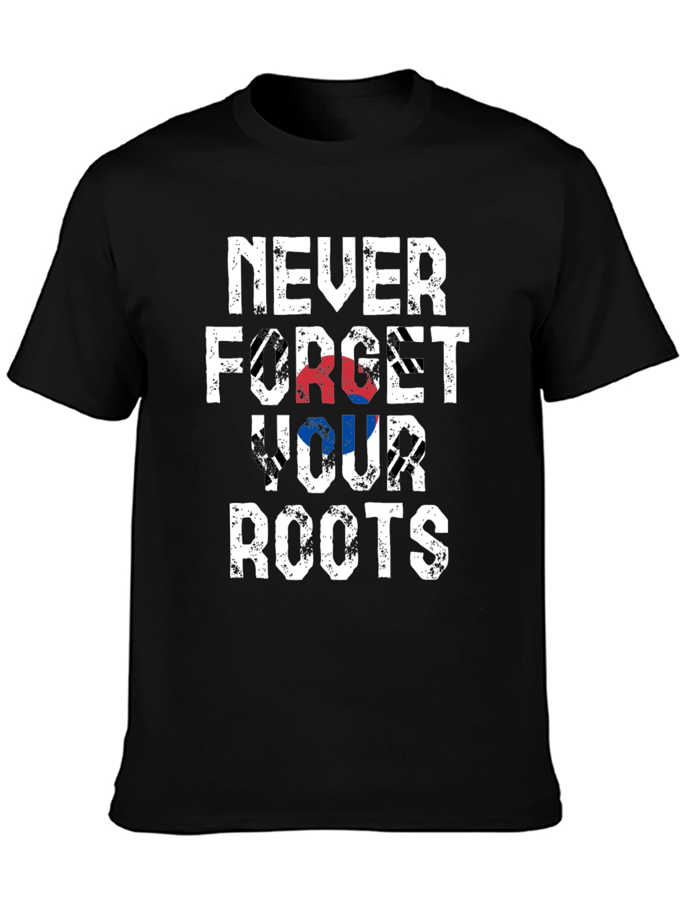 Black Never Forget Your Roots T-Shirt view 3