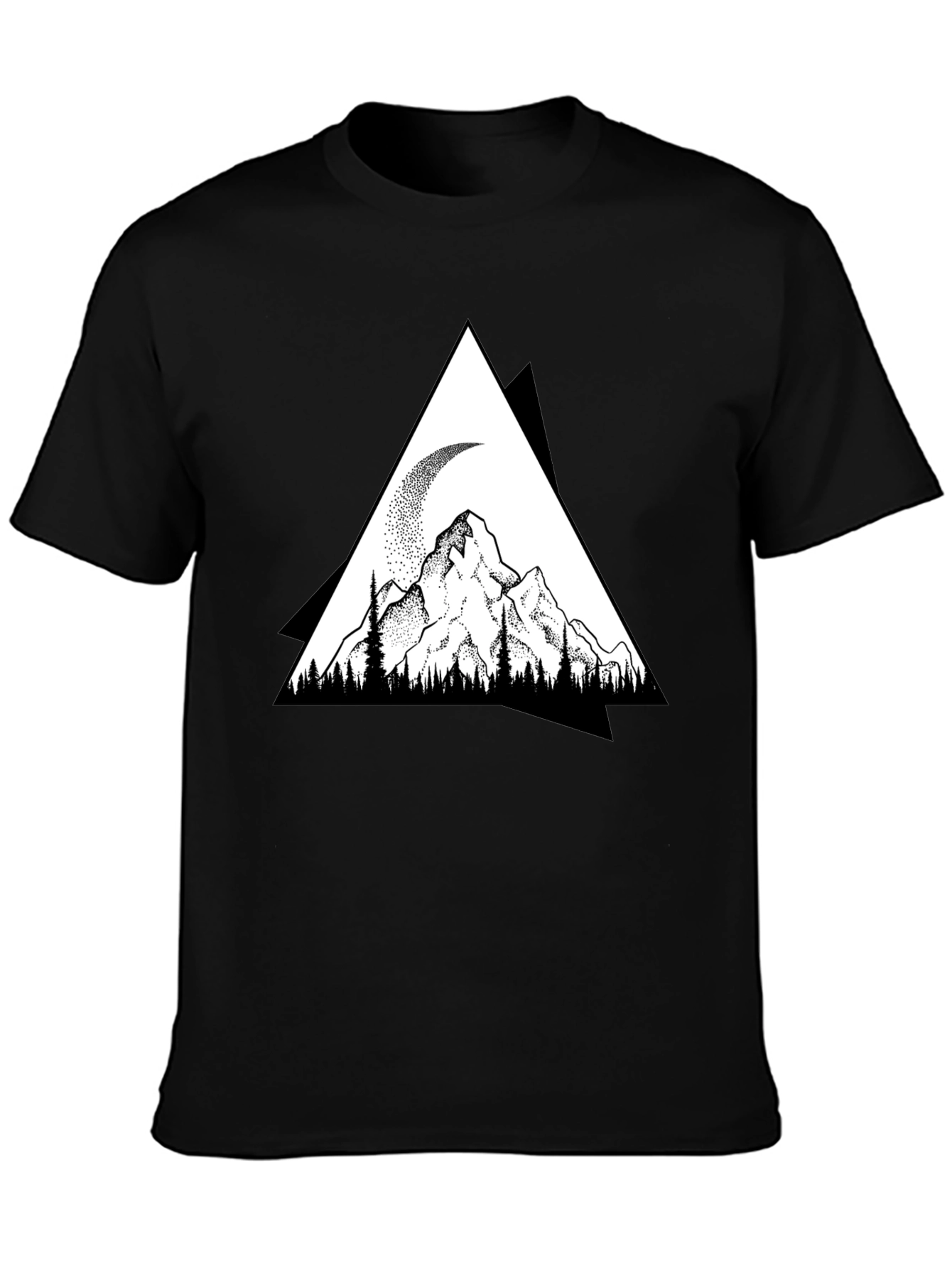 Black Mountain Moon Graphic Tee view 3
