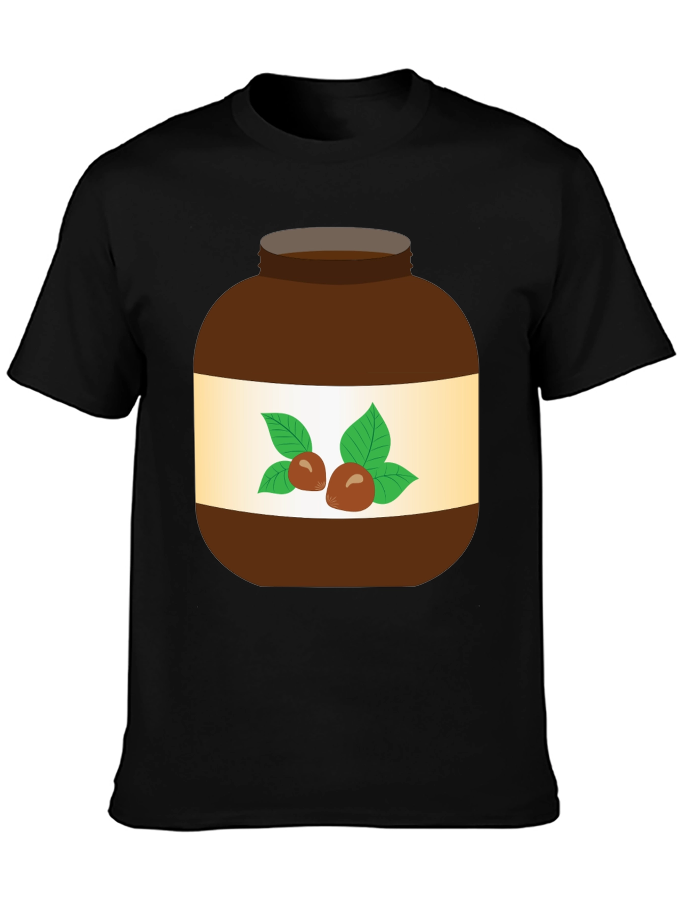 Nutella Jar Graphic T-Shirt - Fun Foodie Tee - 3