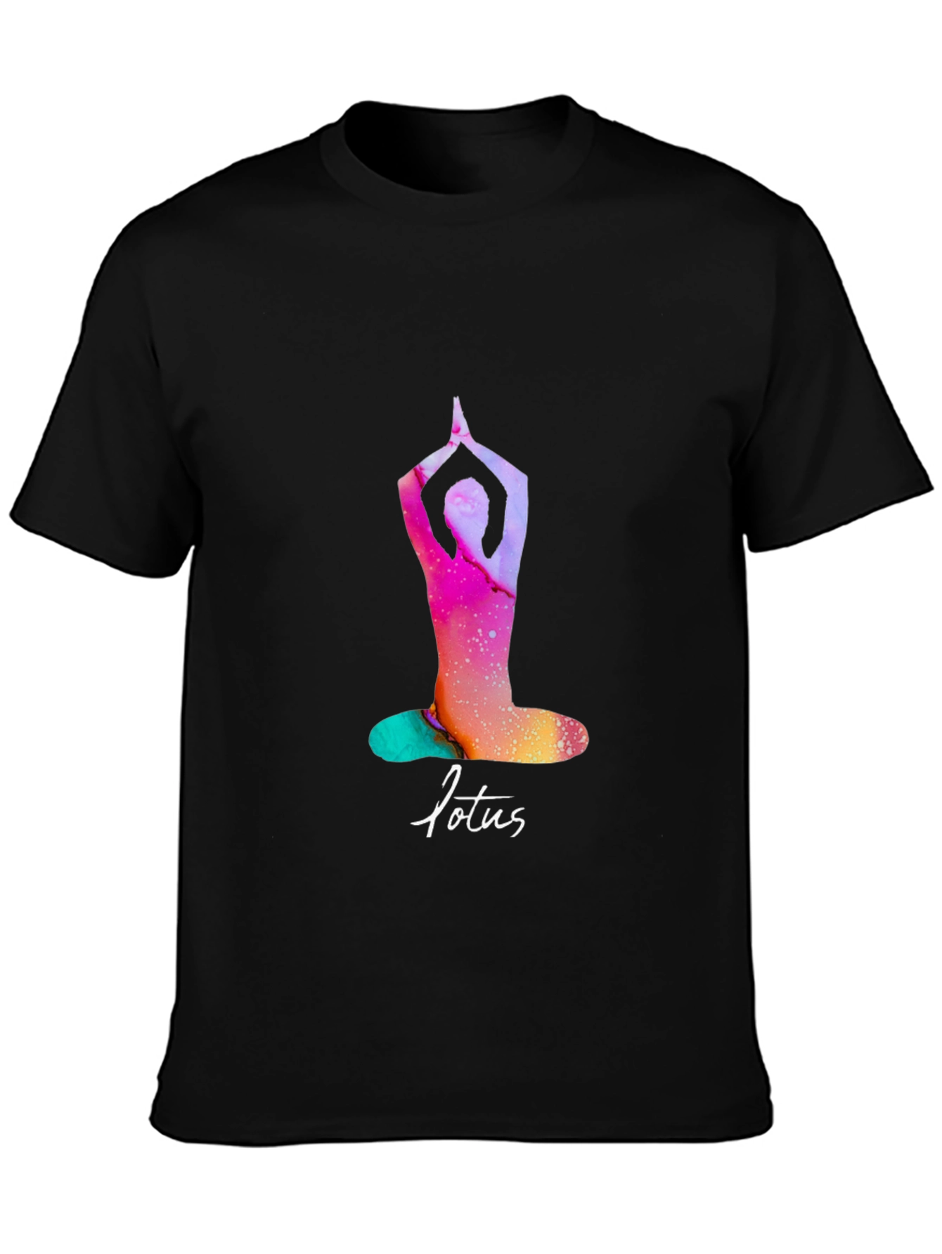 Lotus Pose Graphic Tee - Yoga Meditation Shirt - 3