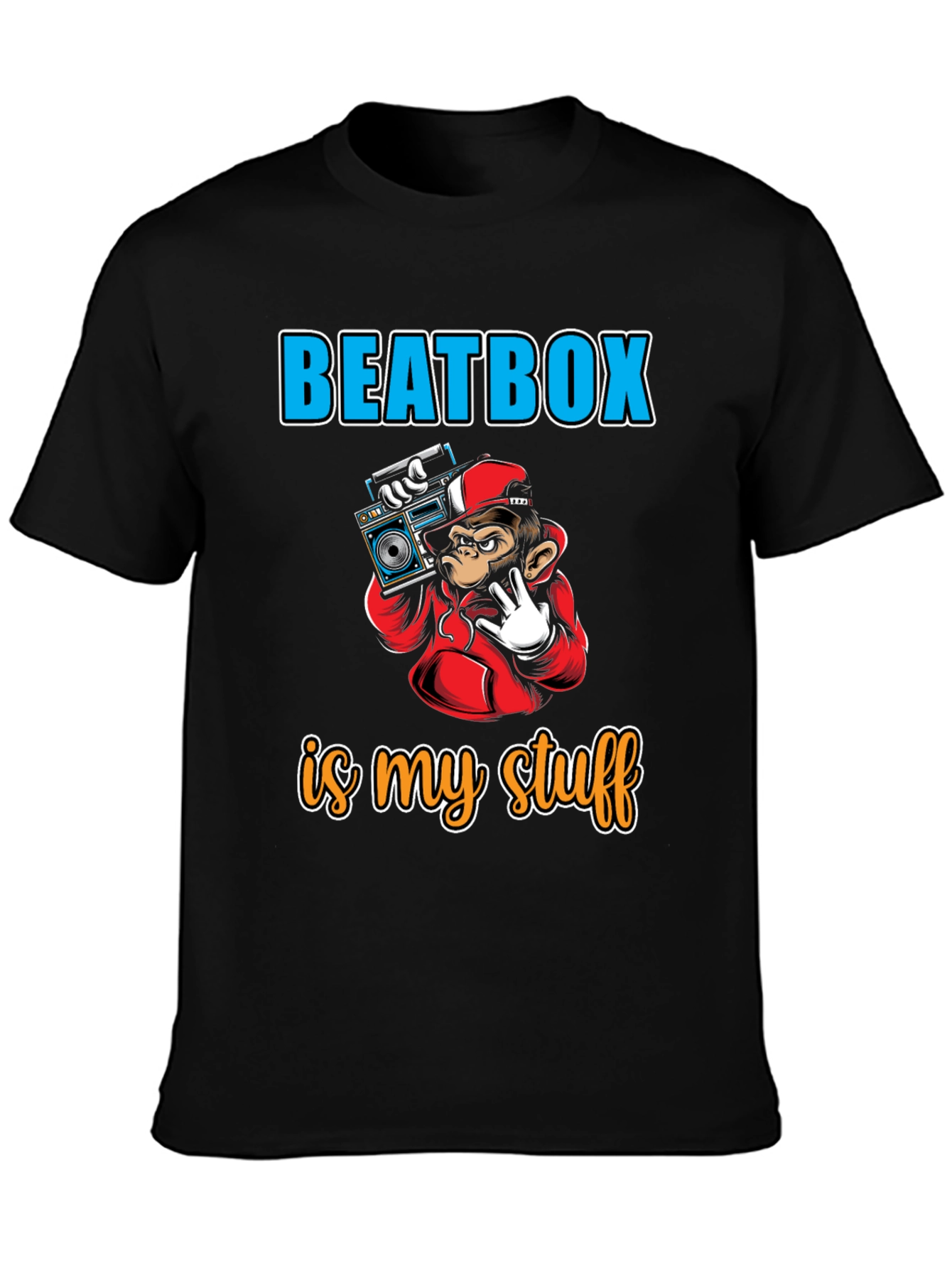 Beatbox Monkey T-Shirt - Unique Music Lover Tee - 3