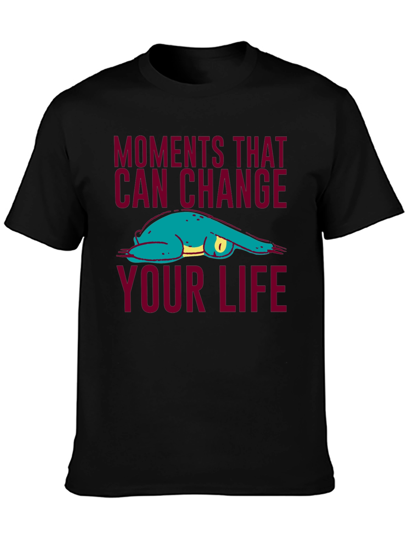 Black Moments That Can Change Your Life Sloth T-Shirt view 3