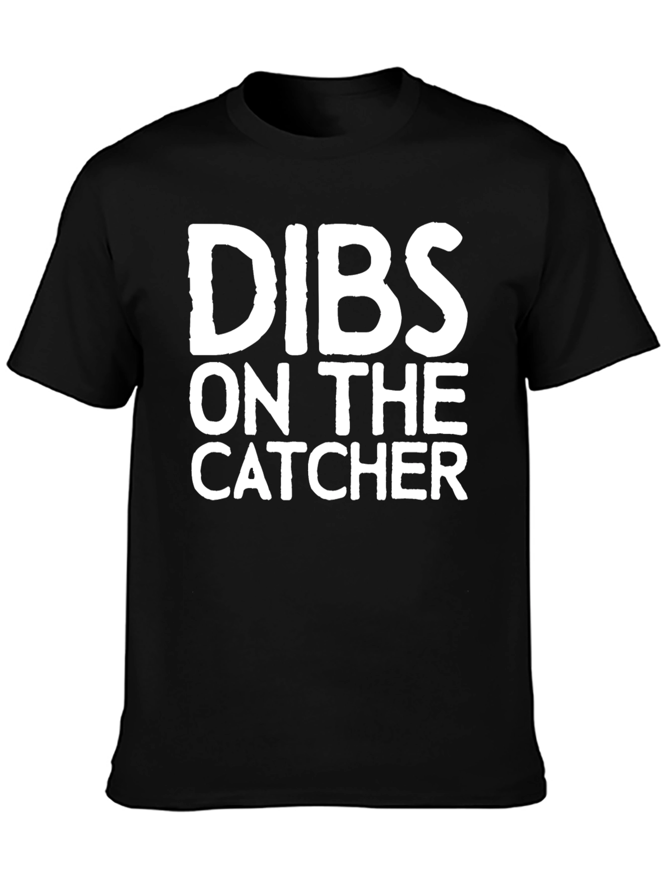 Black Dibs On The Catcher T-Shirt view 3