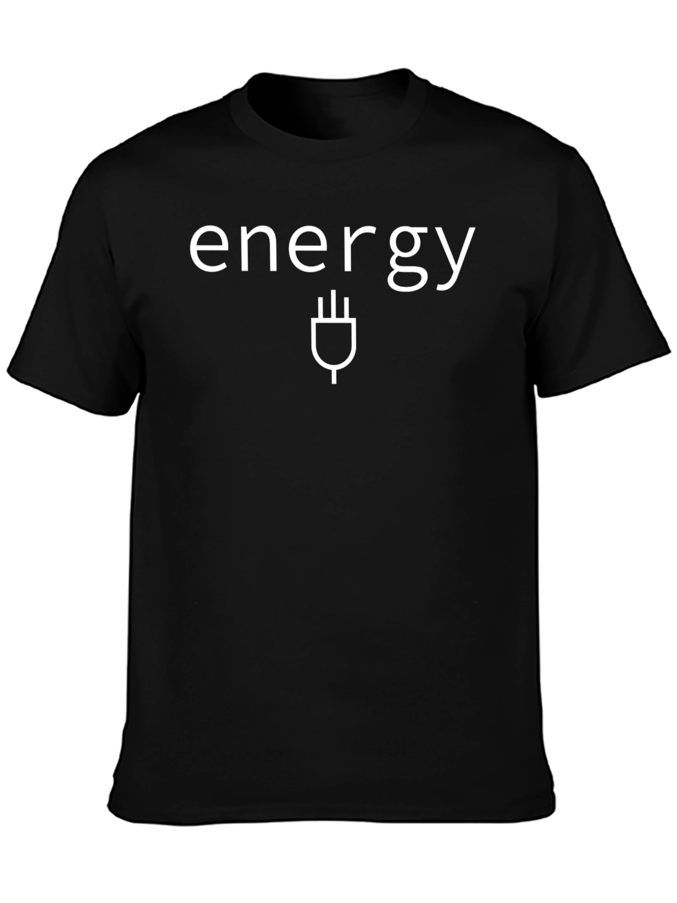Black Energy Plug T-Shirt - Stylish & Comfortable! view 3