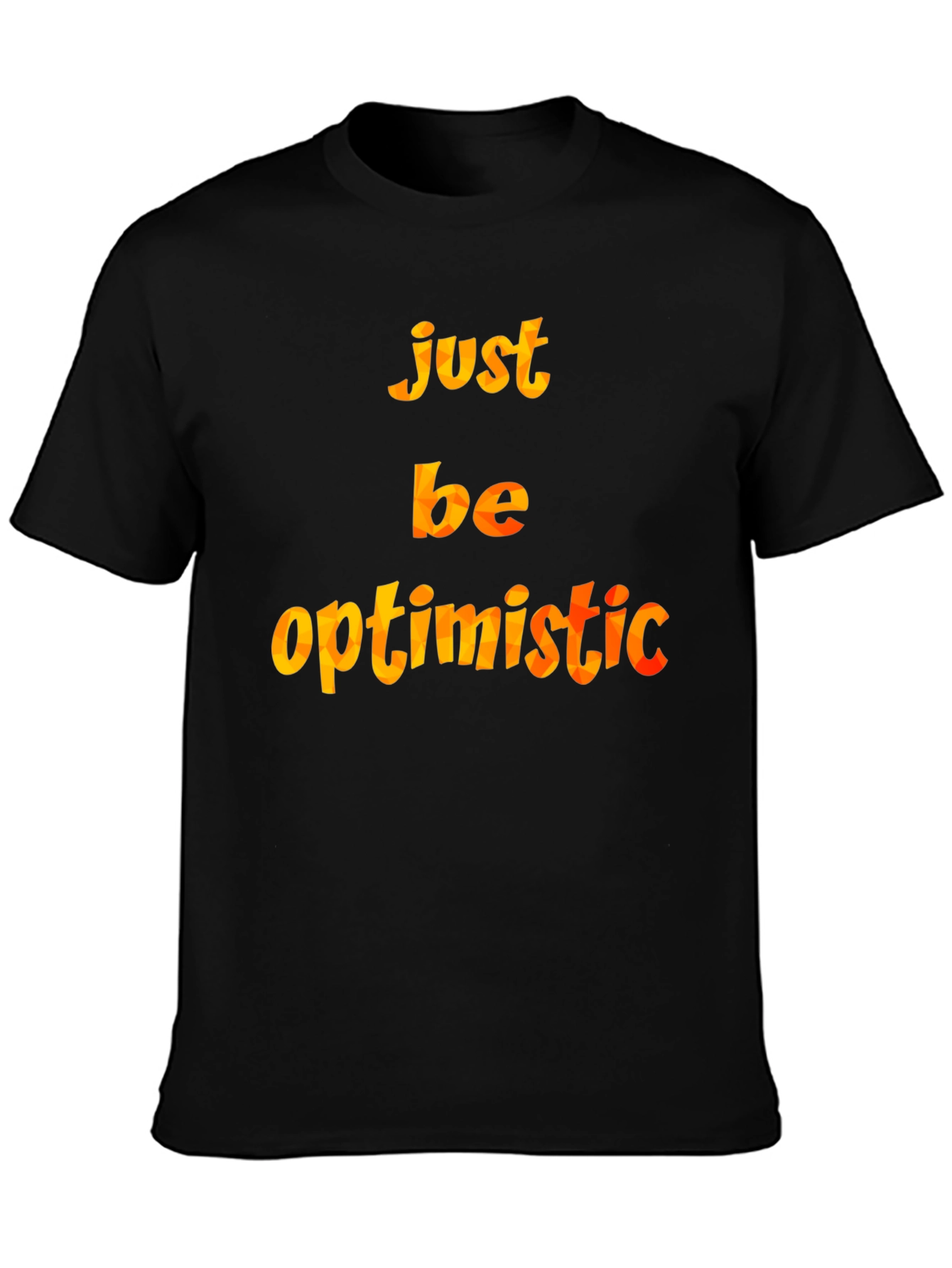 Black Optimistic Graphic T-Shirt view 3