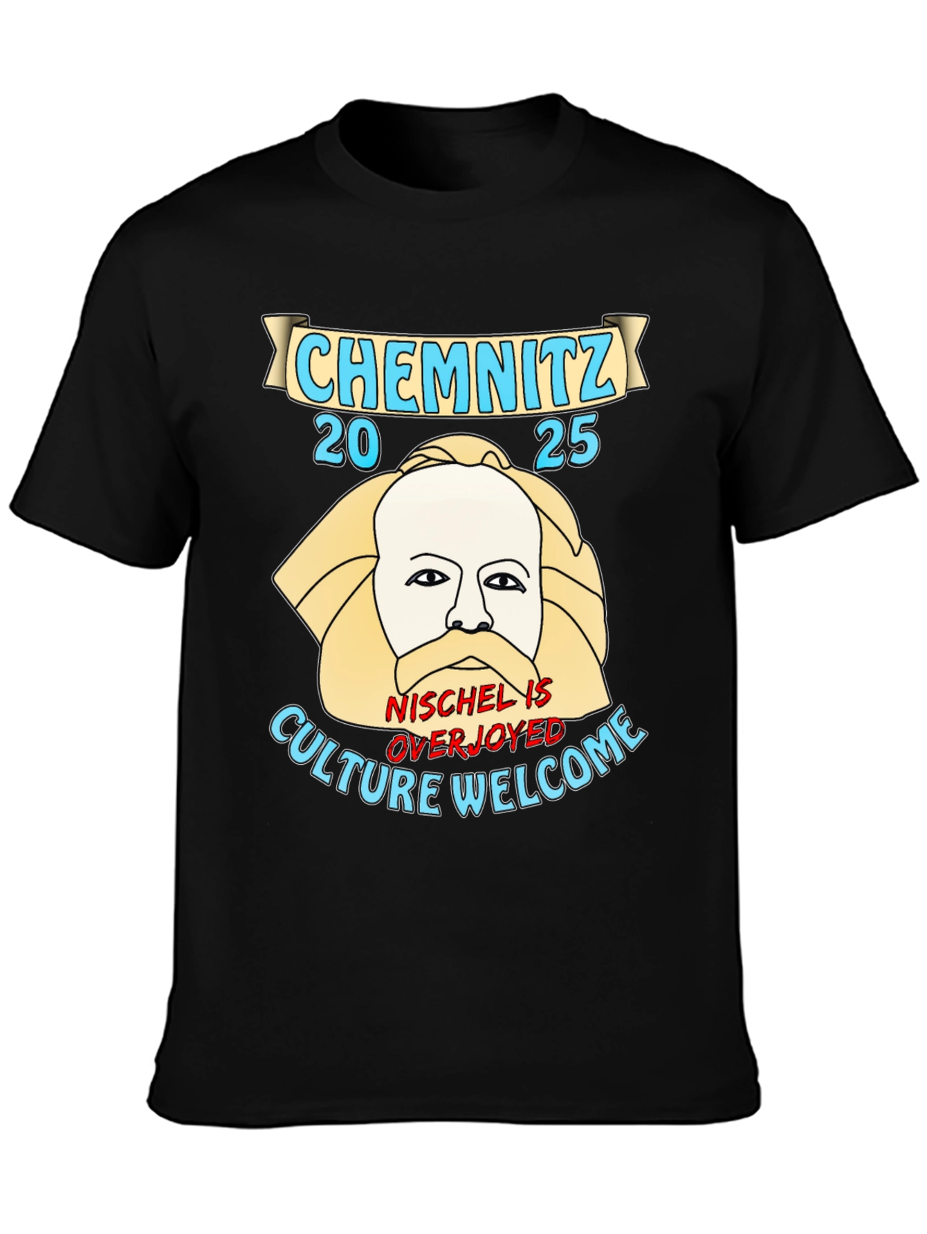 Black Chemnitz 2025 T-Shirt - Culture Welcome view 3