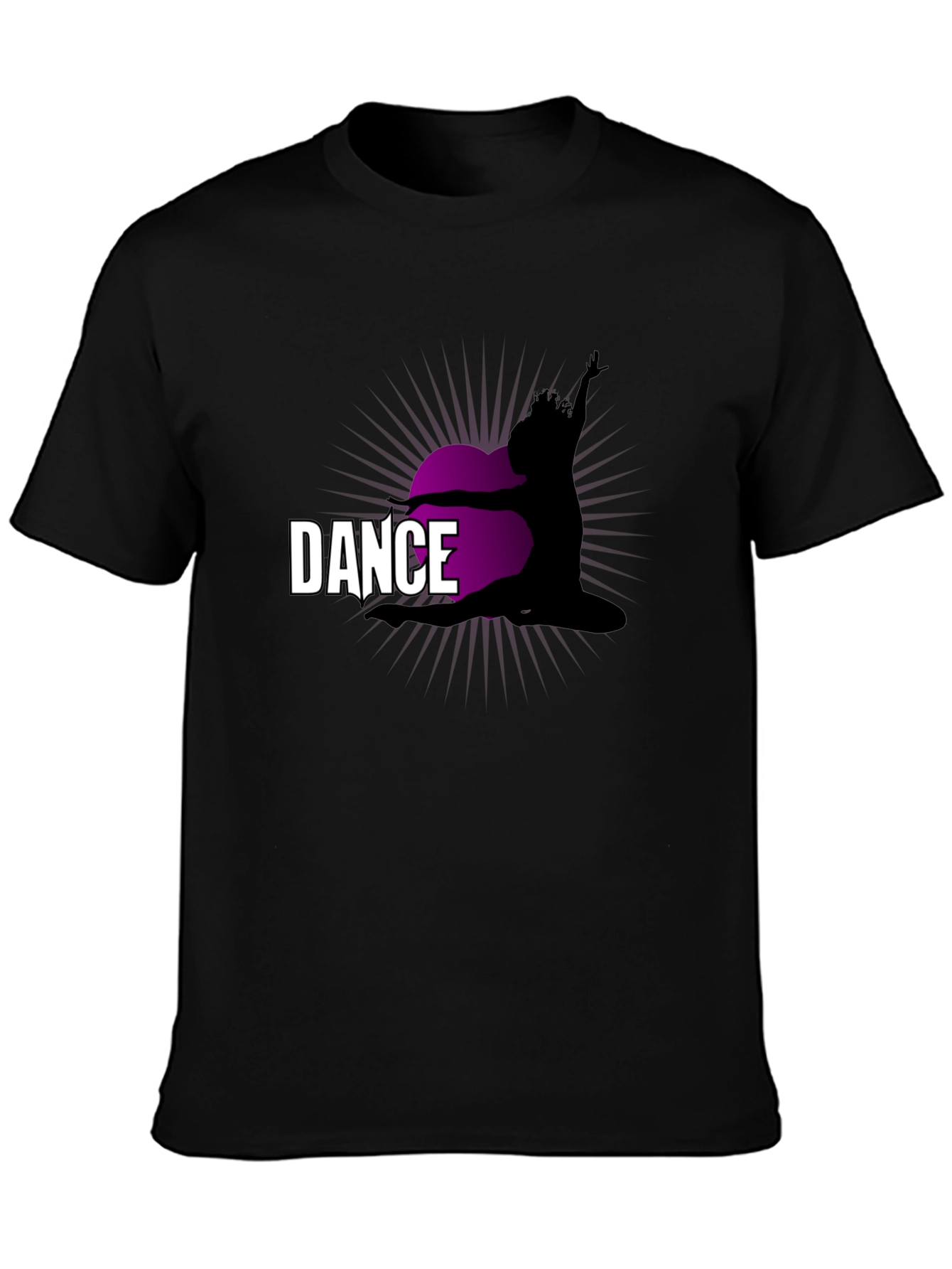 Black Dance Silhouette T-Shirt view 3