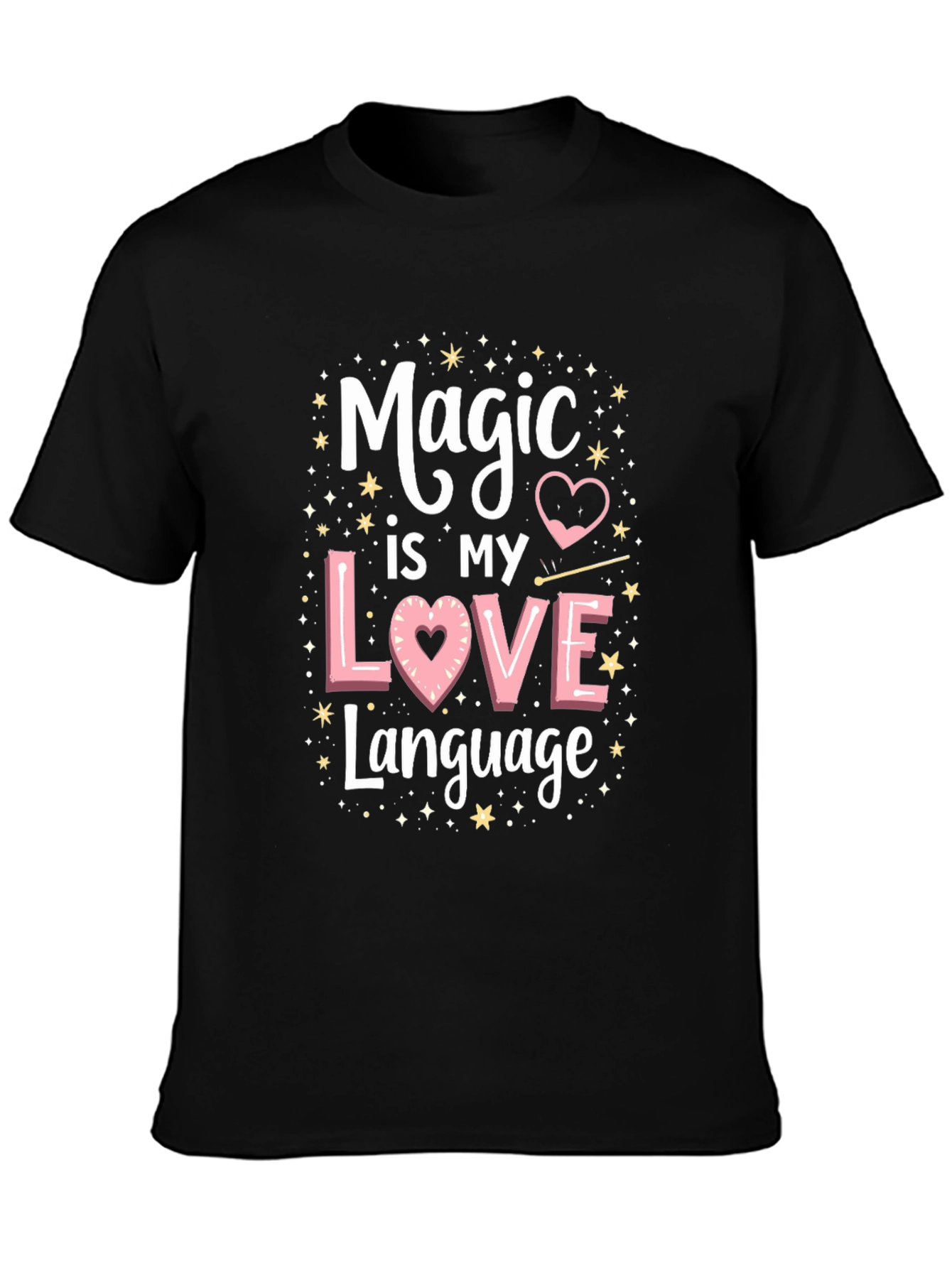 Black Magic Is My Love Language Tee view 3