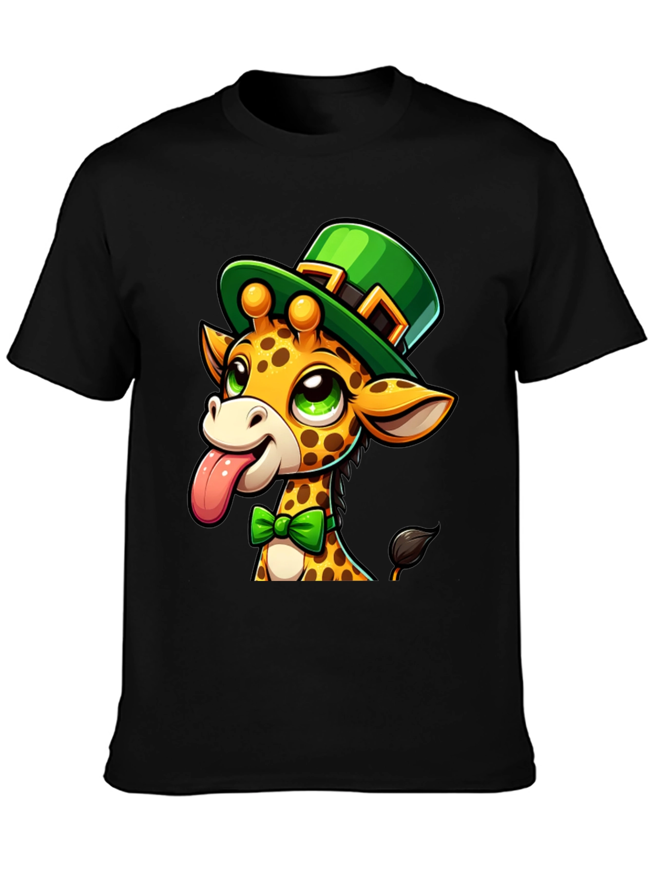 St. Patrick's Day Giraffe T-Shirt - 3