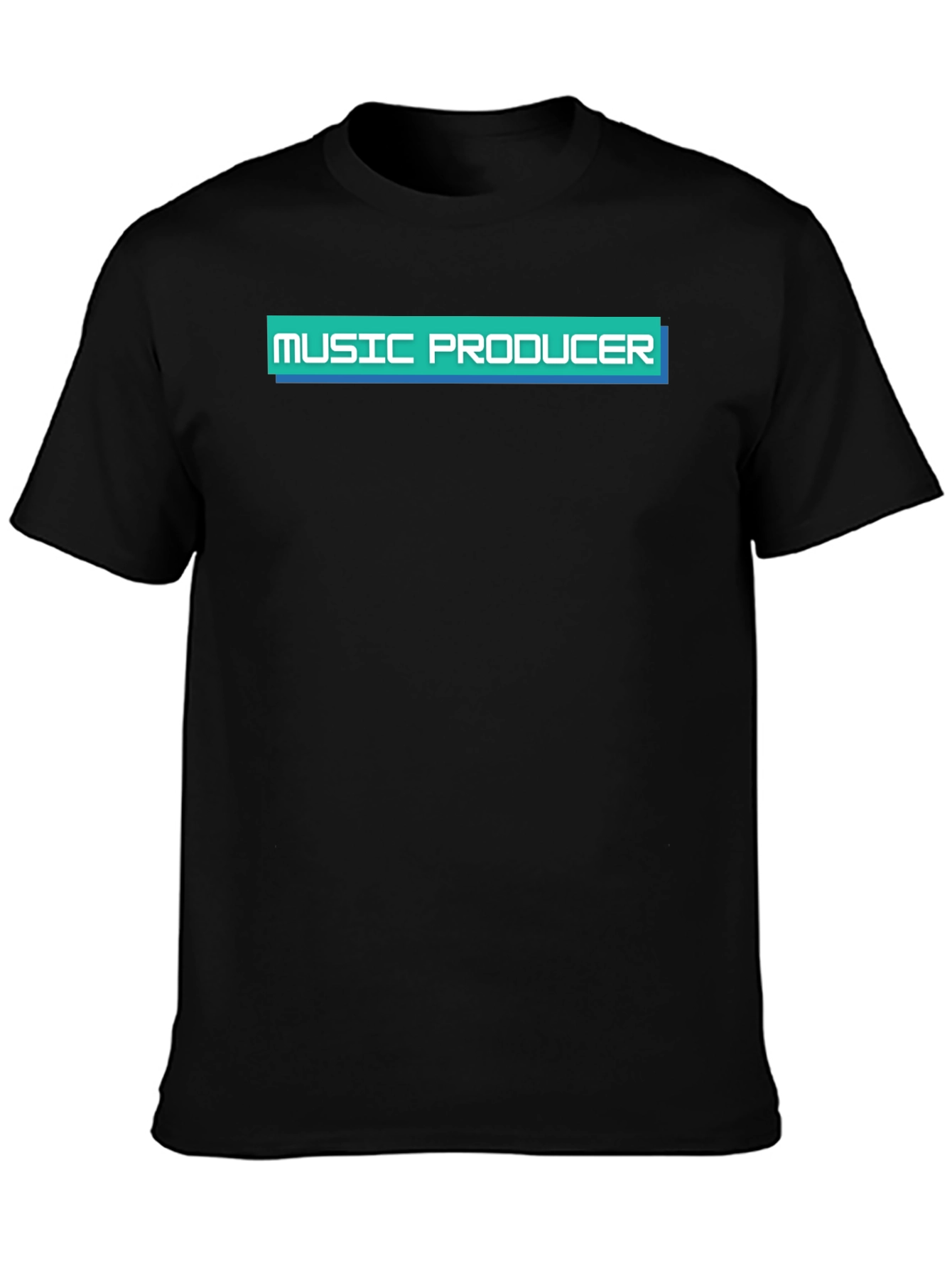 Black Music Producer T-Shirt - Retro Design view 3