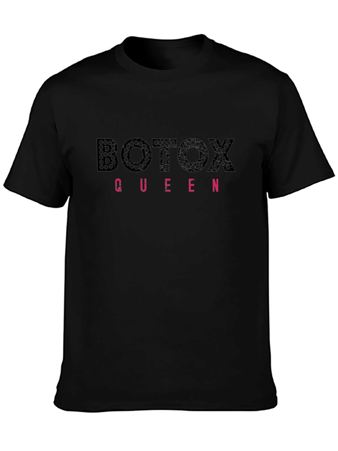 Black Botox Queen Graphic T-Shirt - Bold Statement Tee view 3