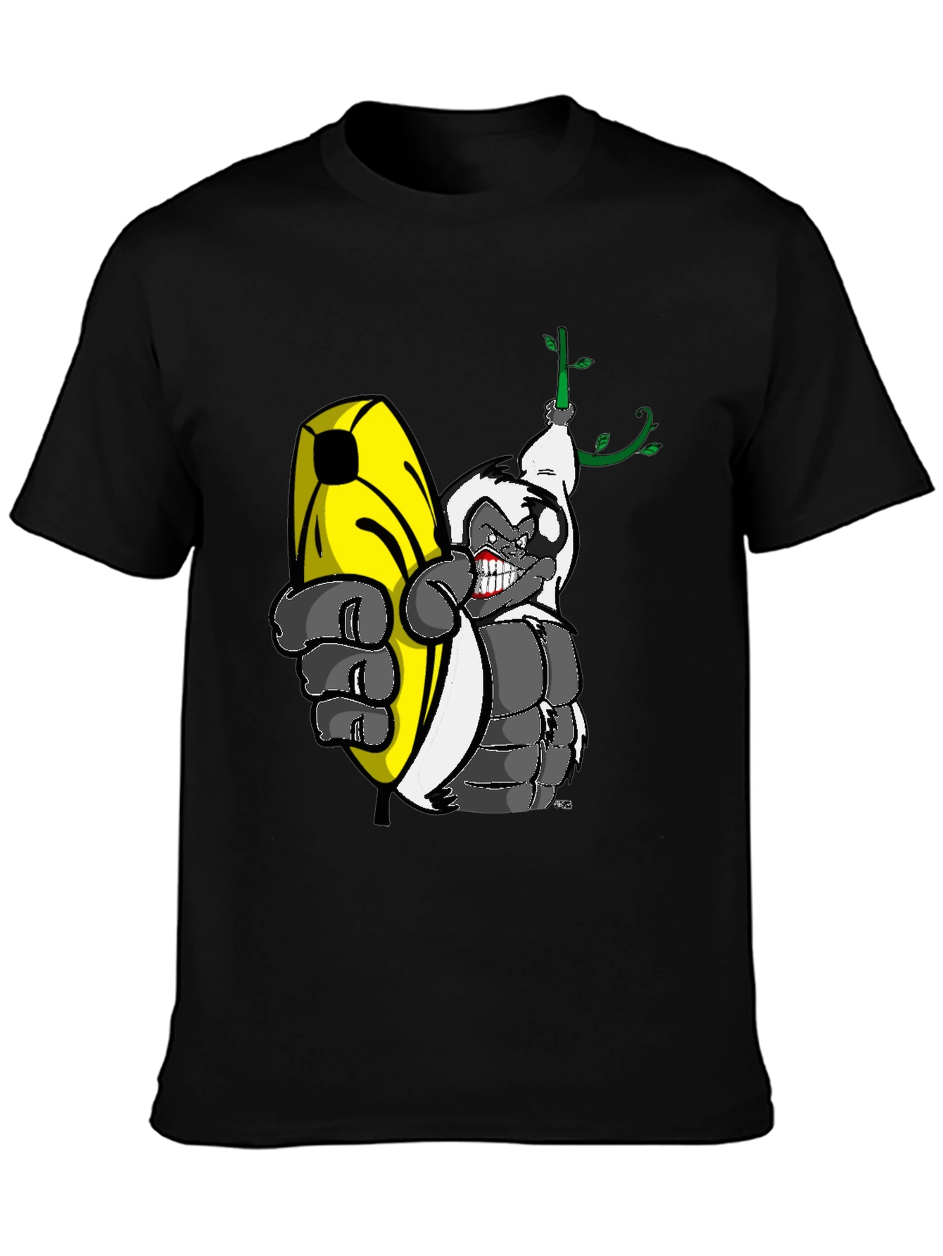 Black Banana Loving Gorilla Graphic Tee view 3