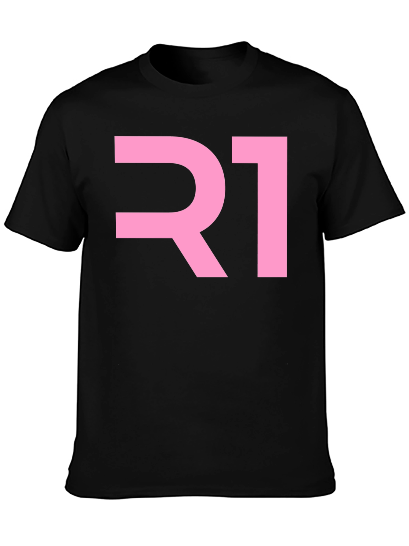 Black R1 Graphic T-Shirt - Bold & Stylish view 3