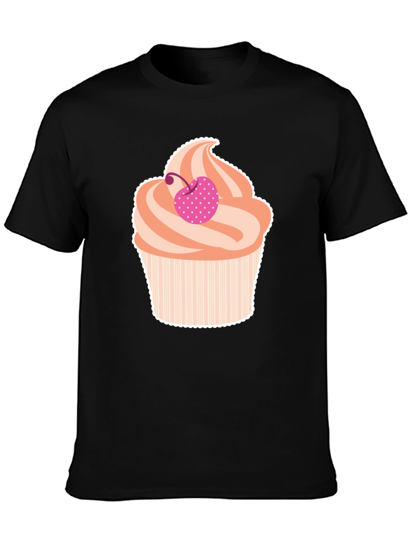 Black Cupcake Graphic Tee - Sweet Style view 3