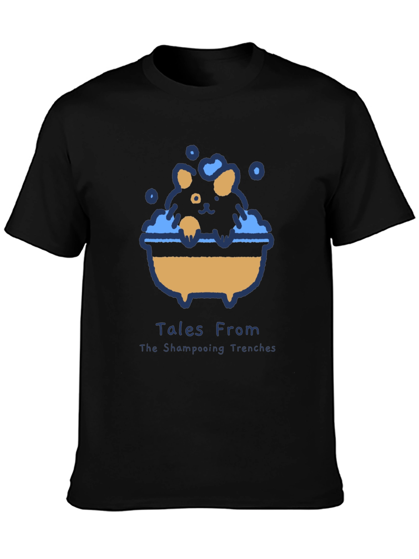 Black Tales From The Shampooing Trenches T-Shirt view 3