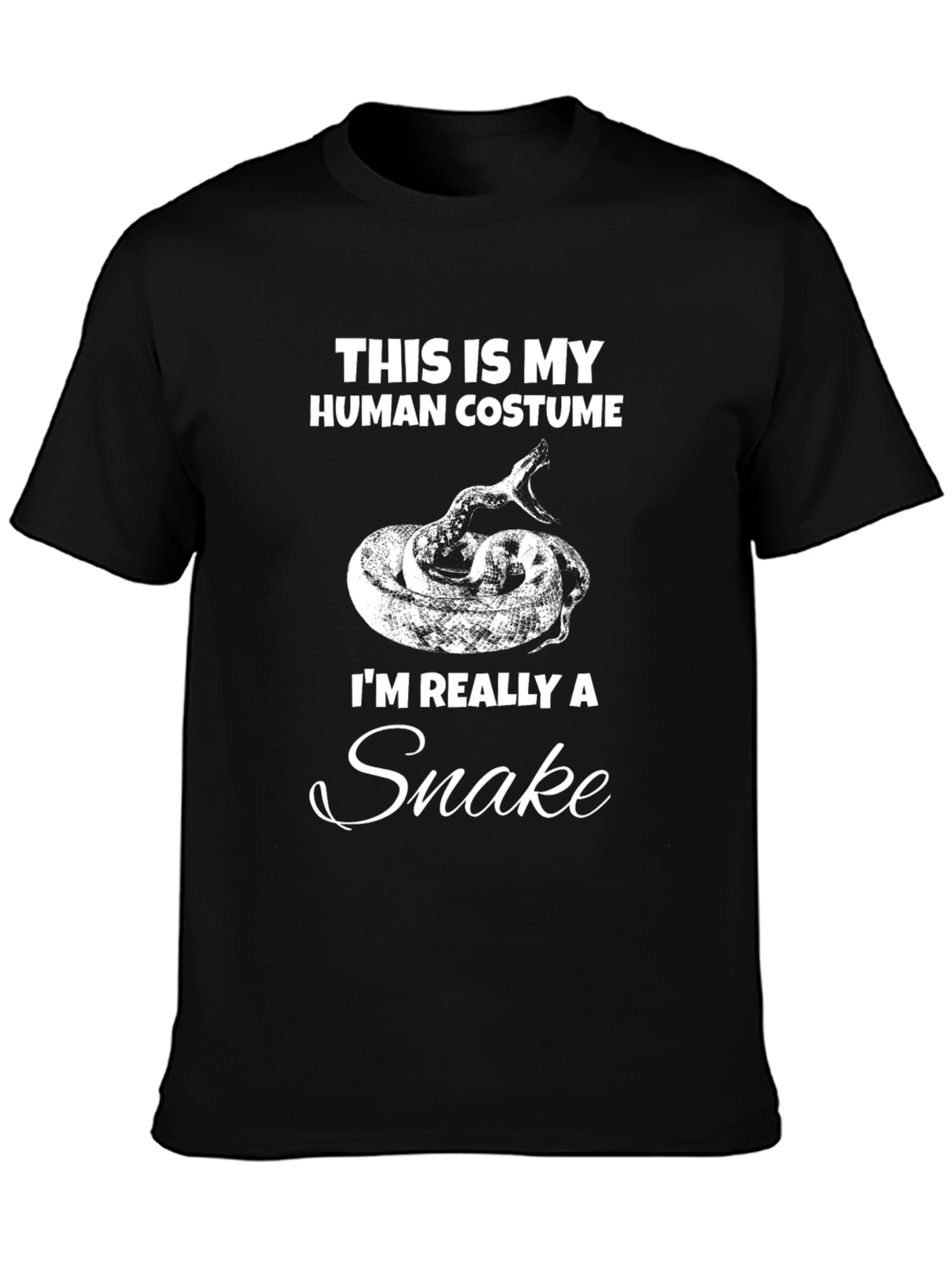 Human Costume Funny Snake T-Shirt - 3