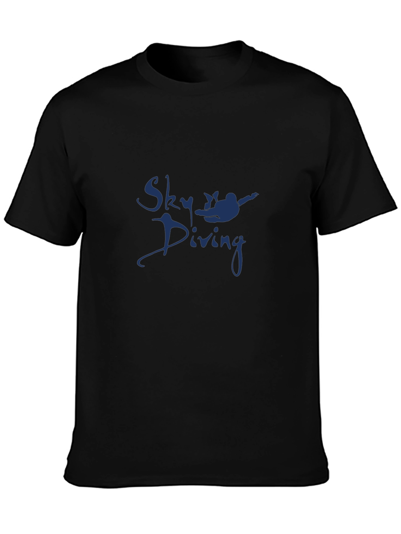 Black Sky Diving Graphic T-Shirt view 3