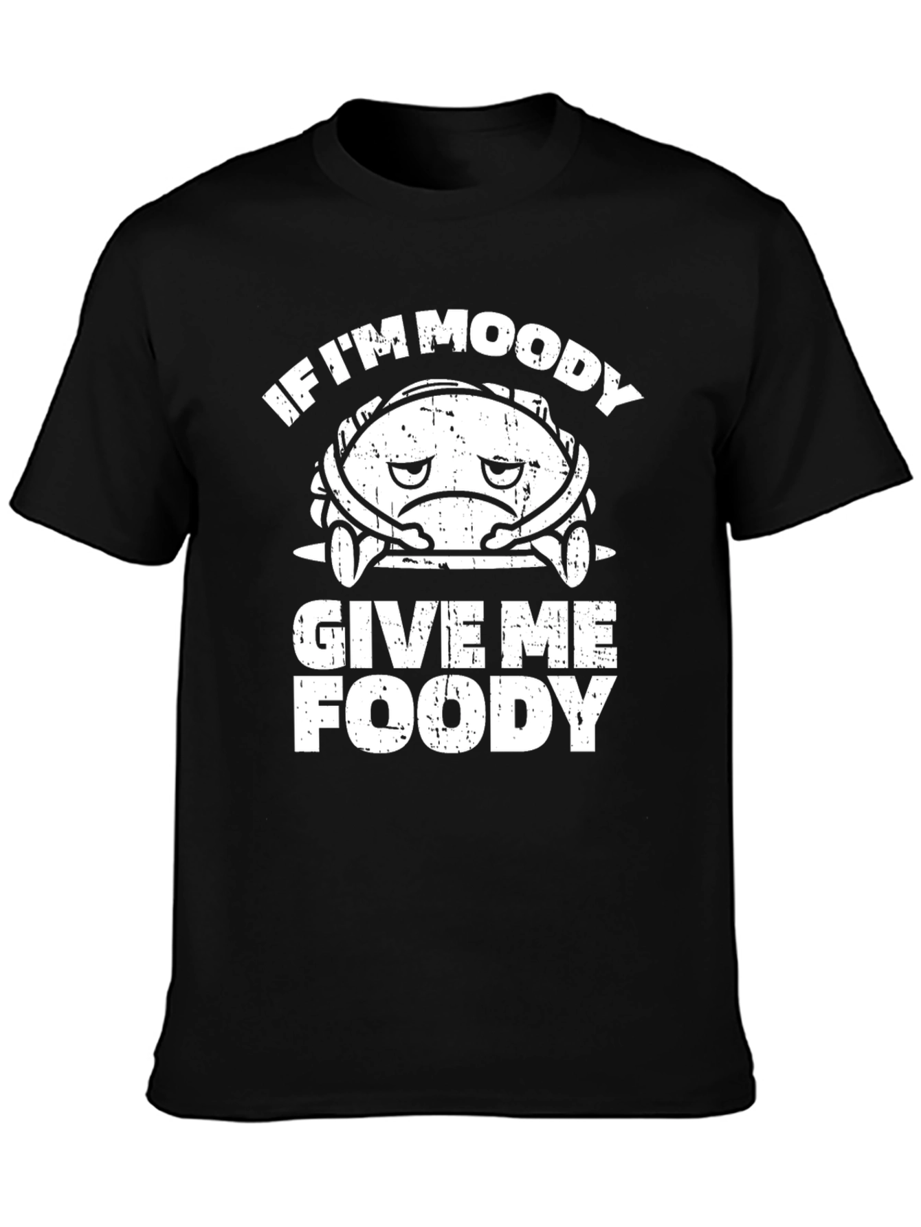 Black Moody Crab Graphic T-Shirt view 3