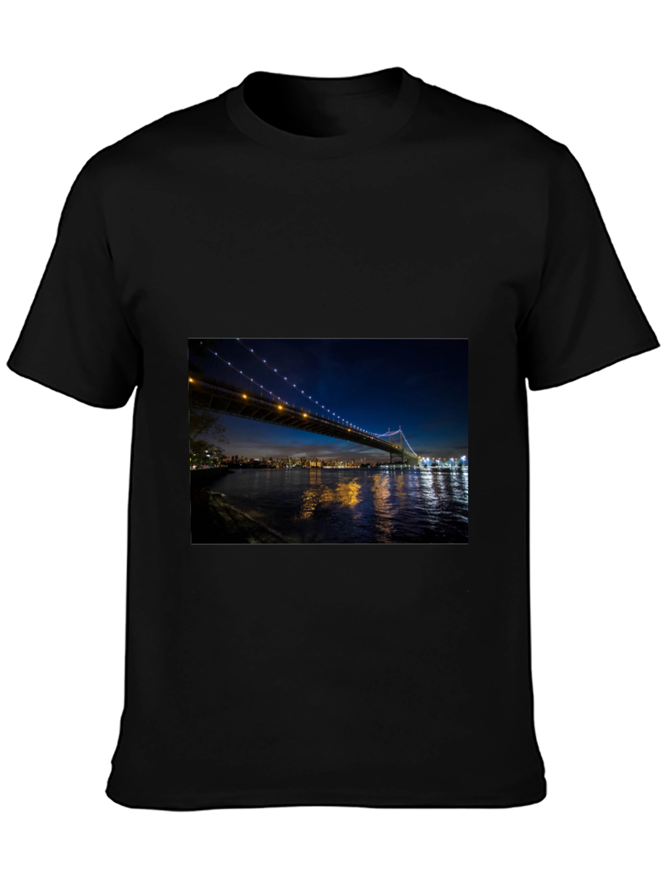 Black Night Bridge T-Shirt view 3