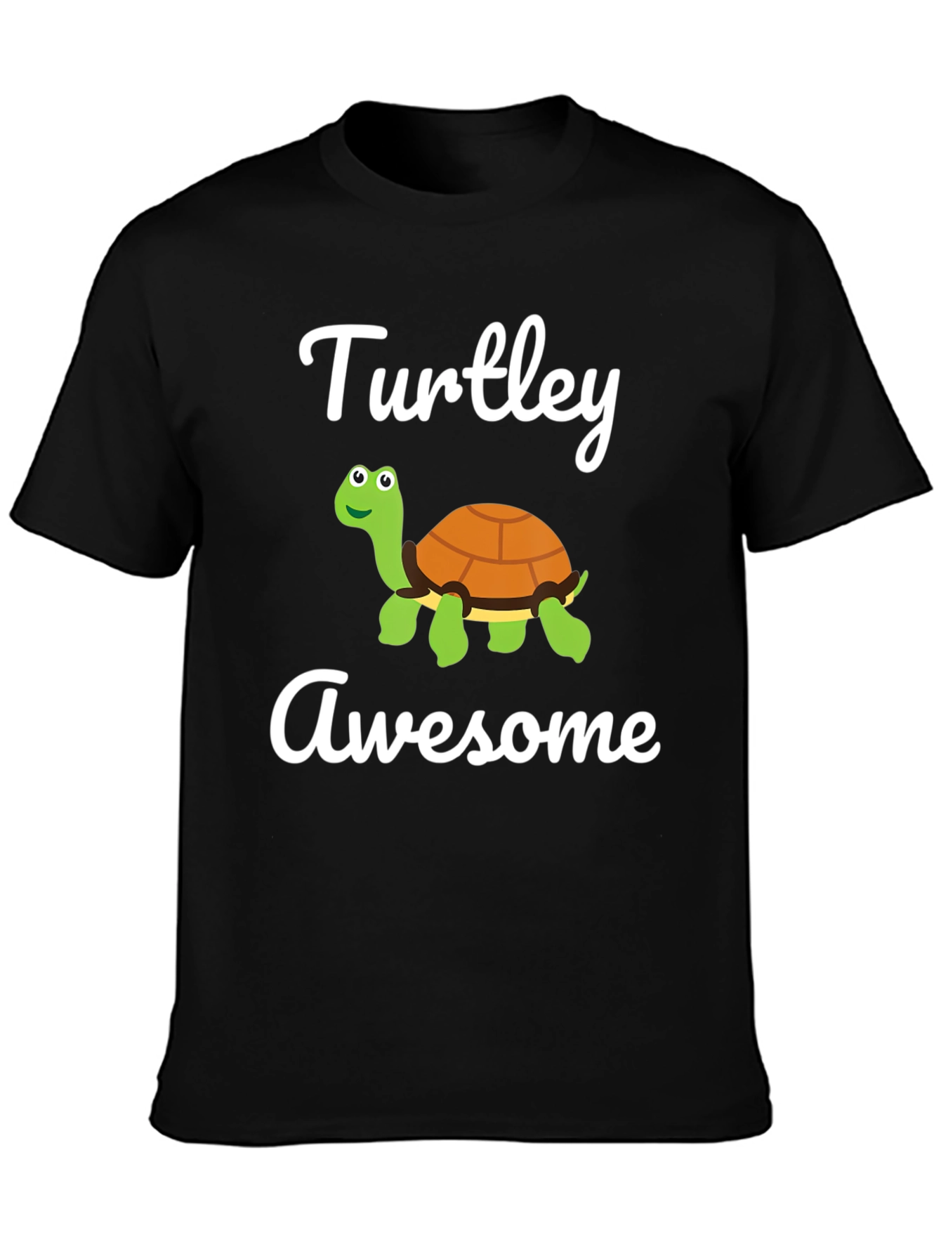 Black Turtle Turtle Awesome T-Shirt view 3