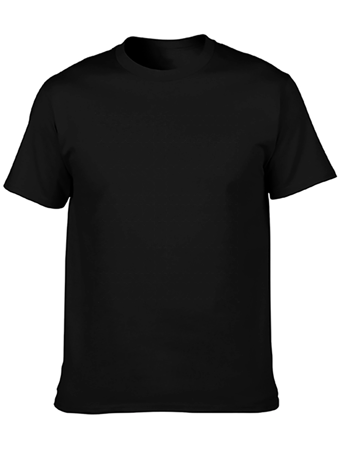 Black Classic Black Crew Neck T-Shirt view 3
