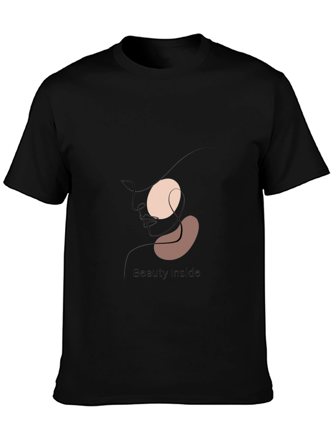 Black Beauty Inside Graphic Black T-Shirt view 3
