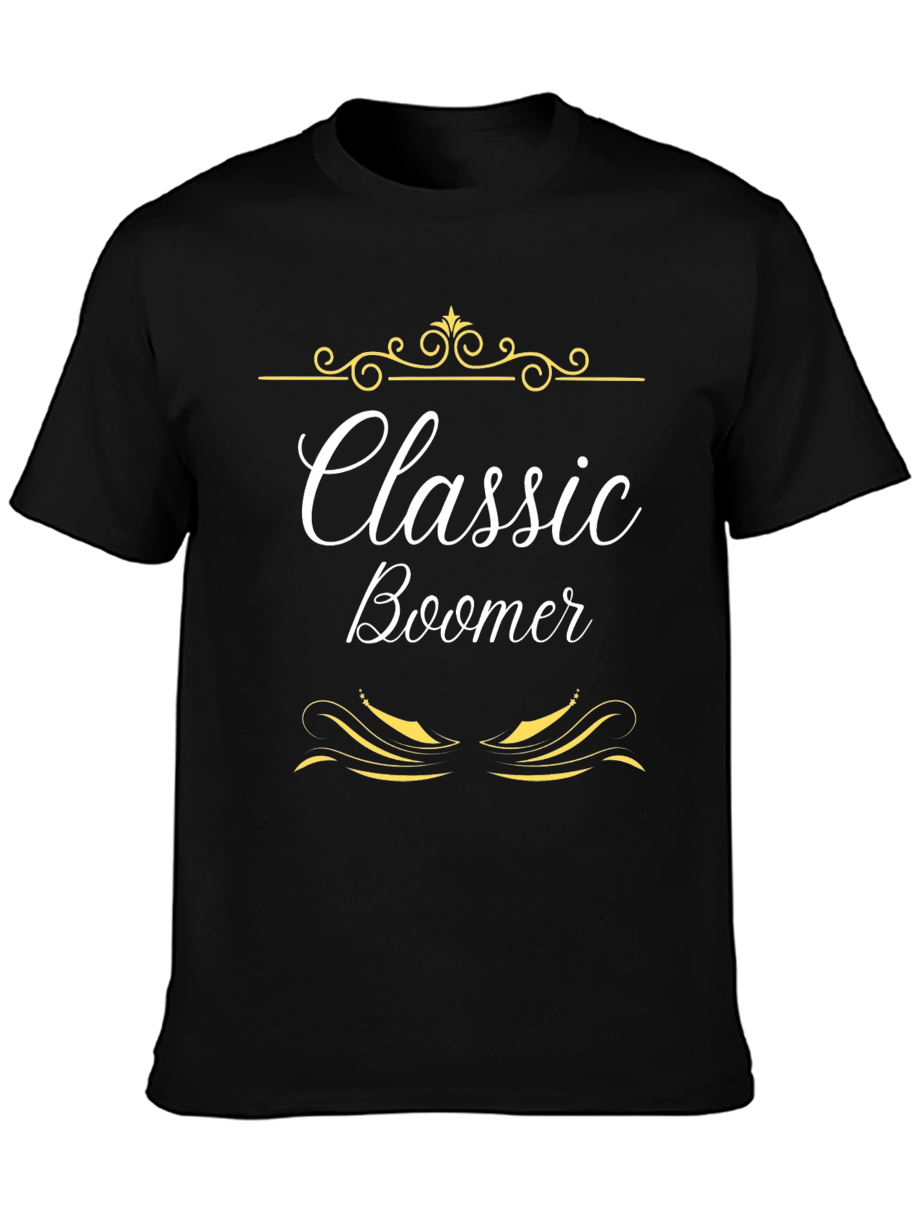 Black Classic Boomer Graphic Tee view 3