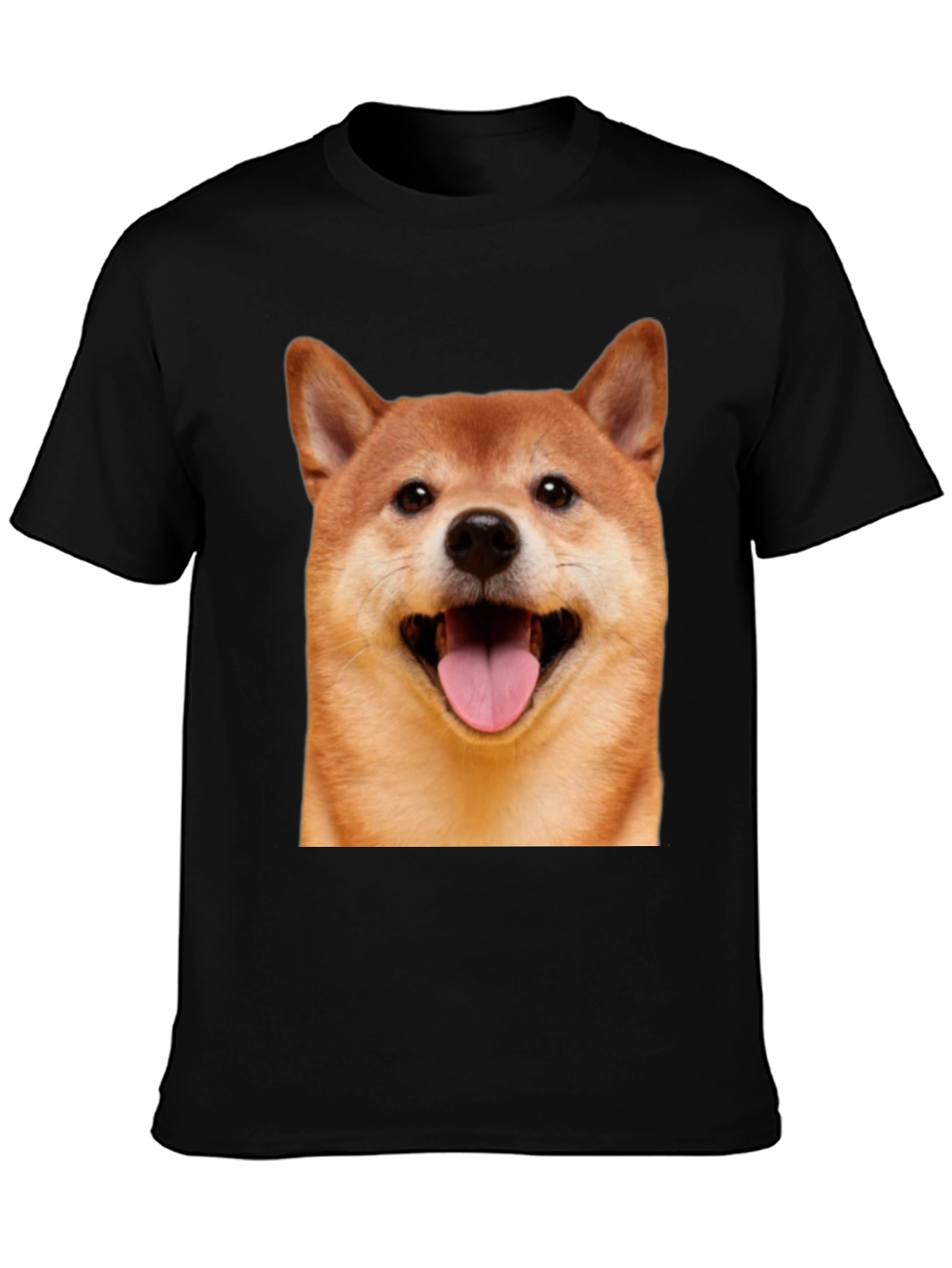 Black Shiba Inu Graphic Tee - Funny Dog Lover Shirt view 3