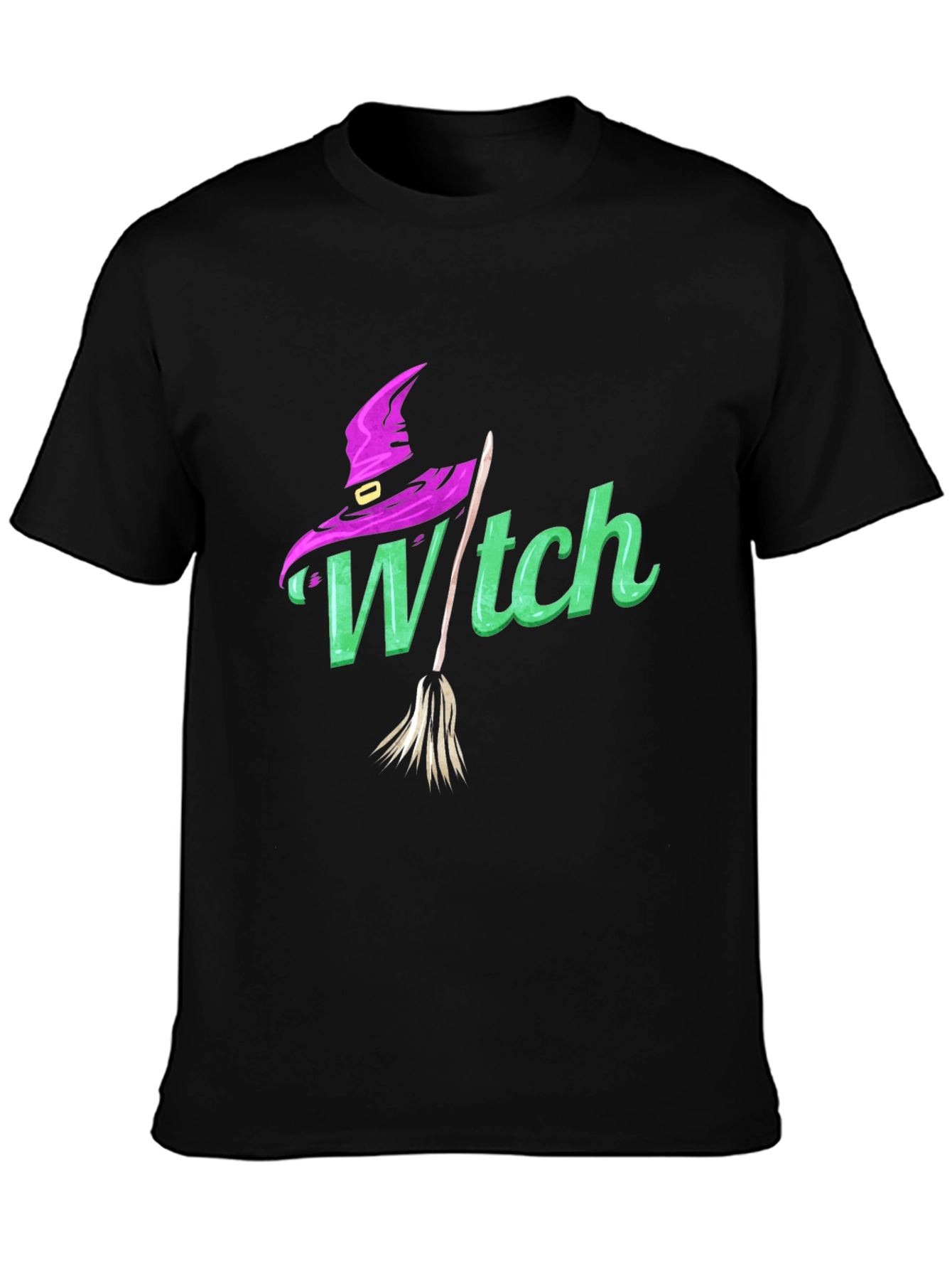 Black Witch T-Shirt - Halloween Apparel view 3