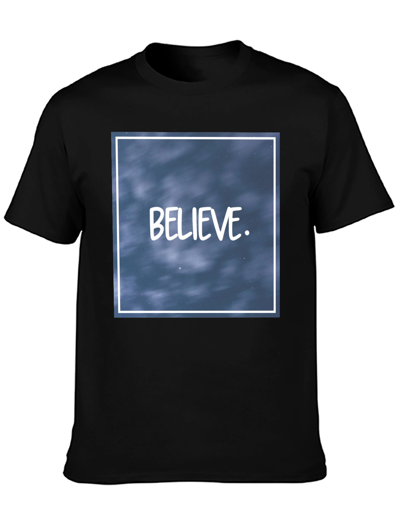 Black Believe Graphic T-Shirt - Stylish Comfort view 3