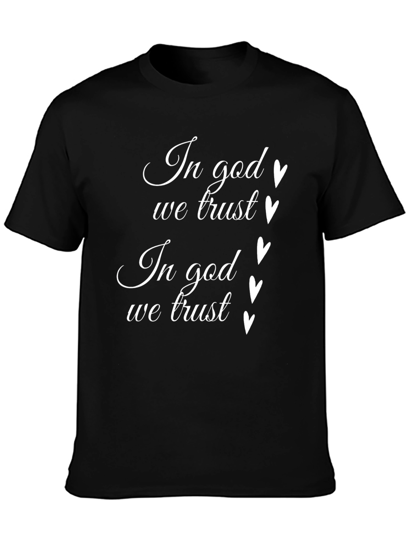 Black In God We Trust T-Shirt view 3