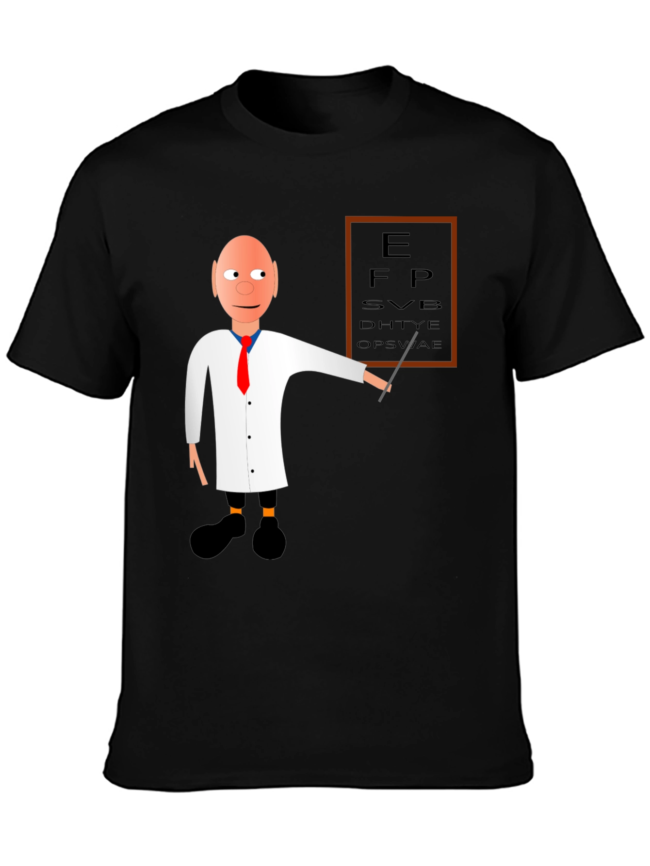 Black Eye Doctor T-Shirt Funny Optometrist Tee view 3
