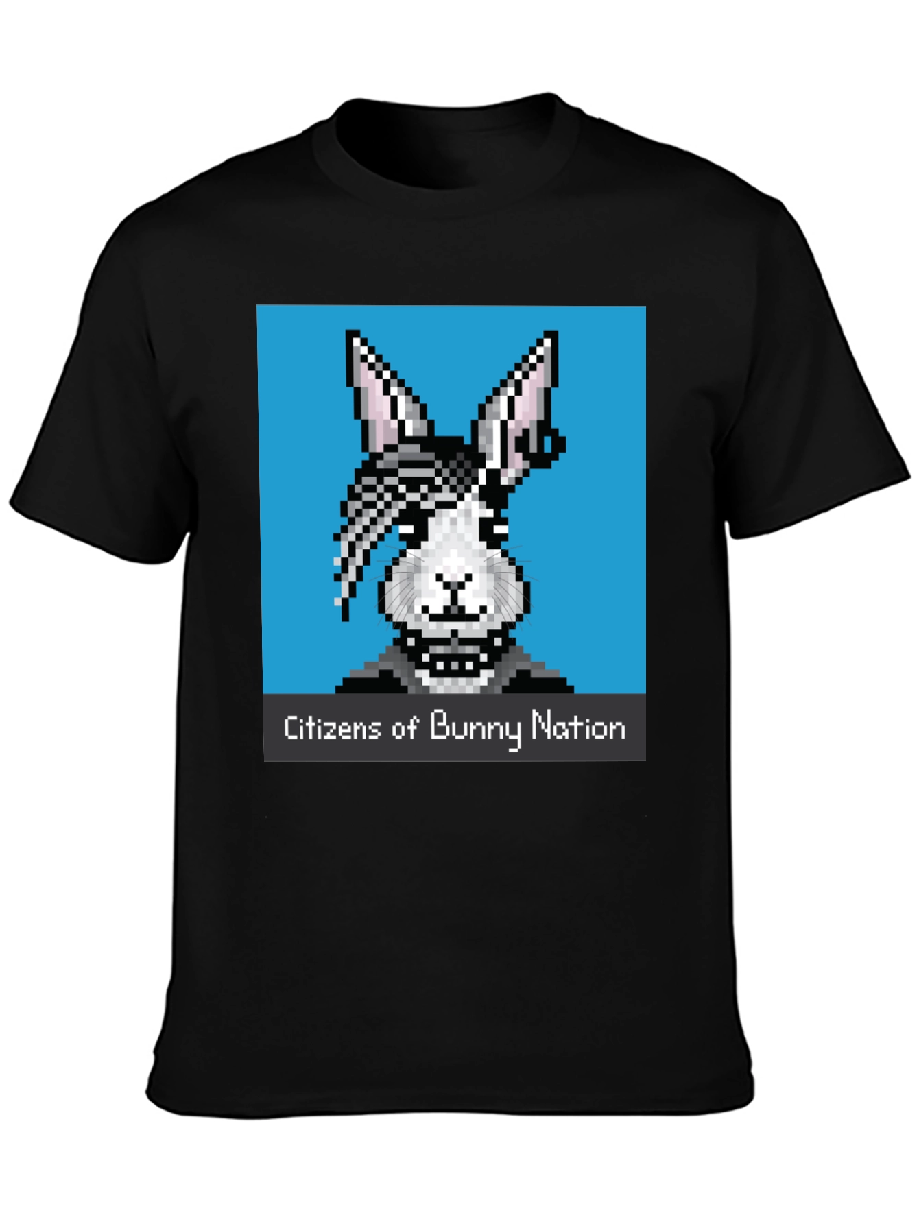 Black Citizens of Bunny Nation Graphic Tee view 3