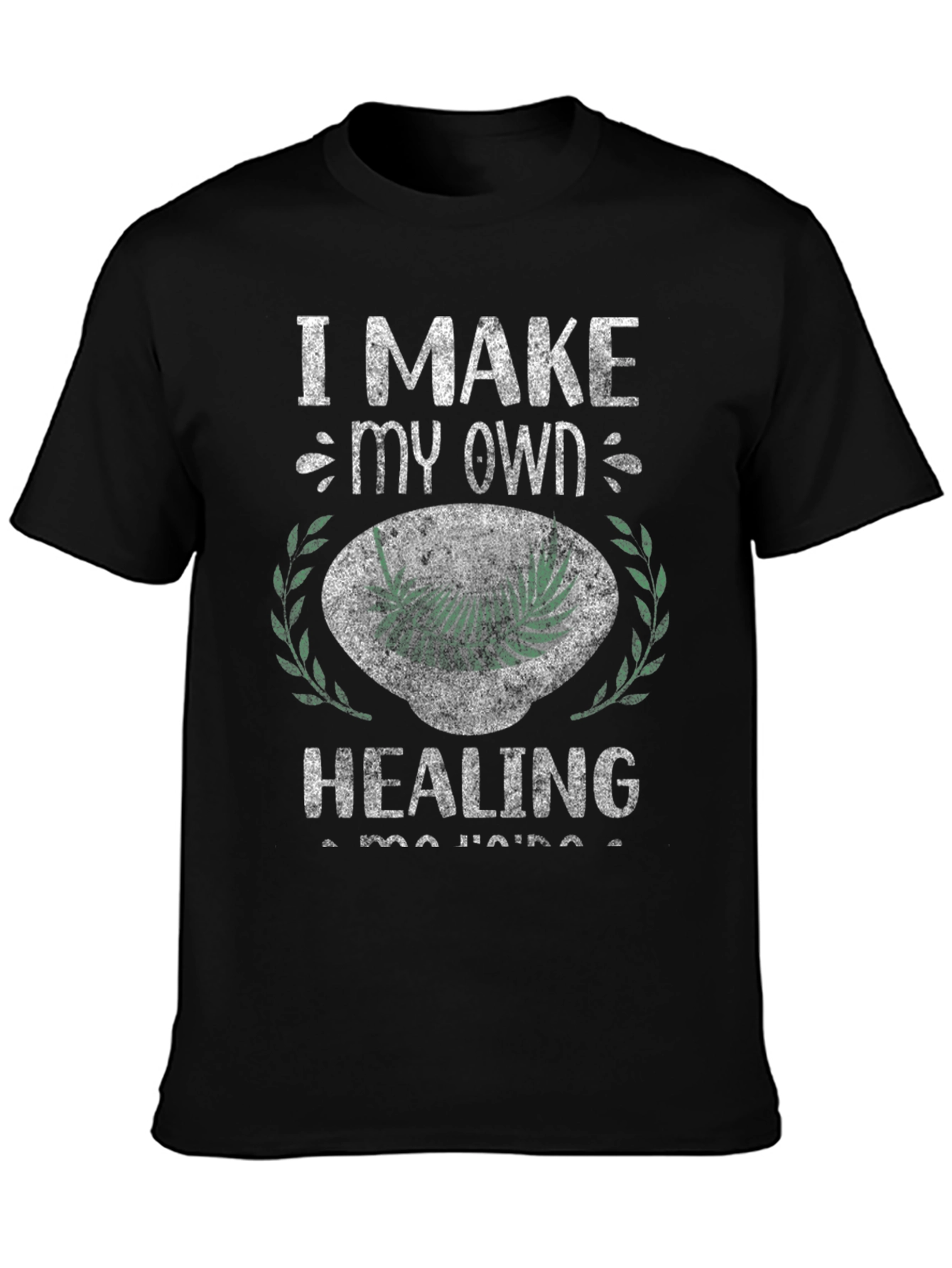 Black I Make My Own Healing T-Shirt - Novelty Graphic Tee view 3