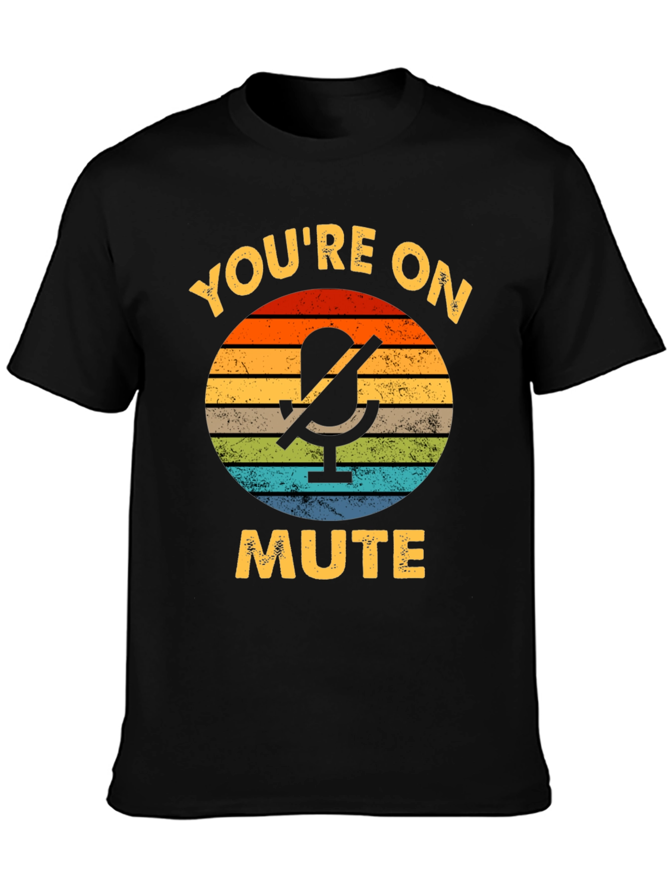 Black You're On Mute Graphic Tee view 3