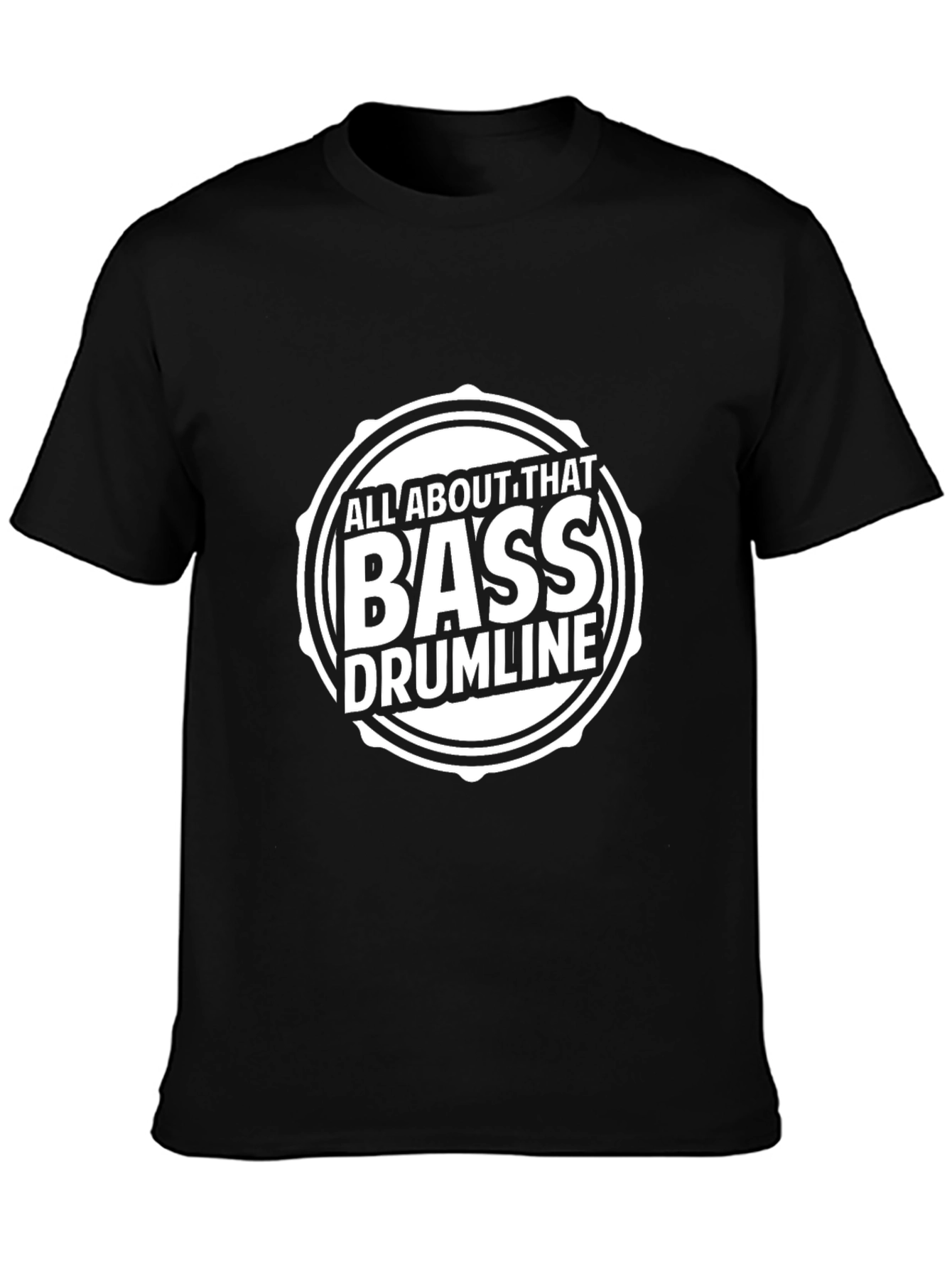 Black All About That Bass Drumline T-Shirt view 3