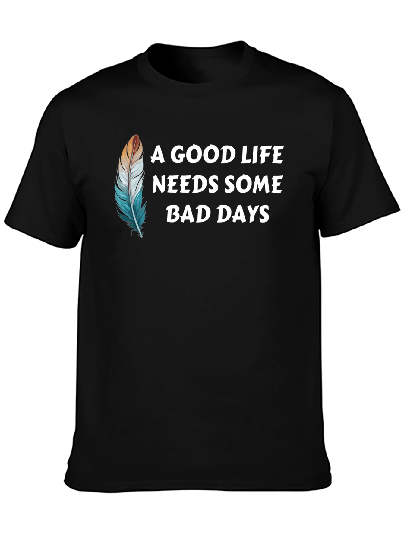 Black A Good Life T-Shirt view 3